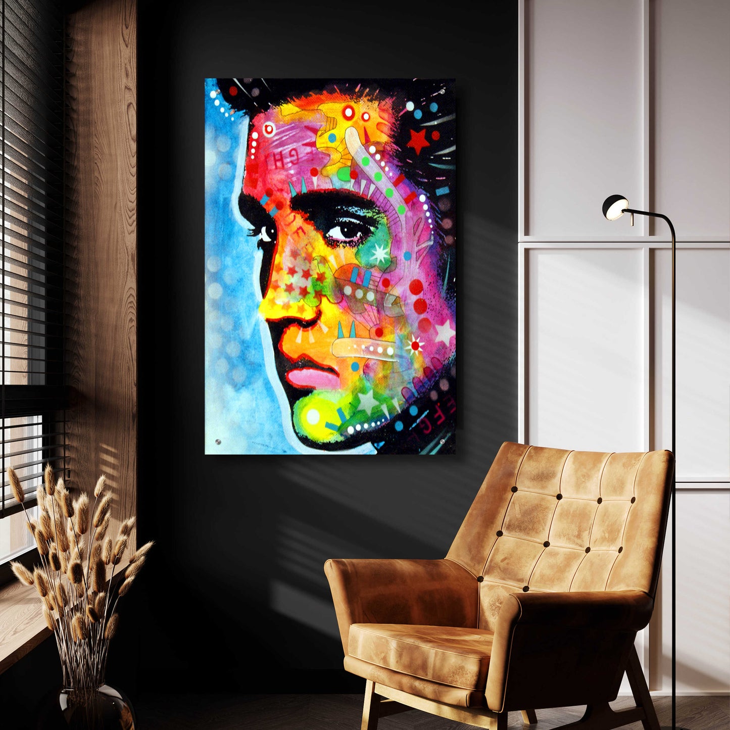 Epic Art 'The King' by Dean Russo, Acrylic Glass Wall Art,24x36