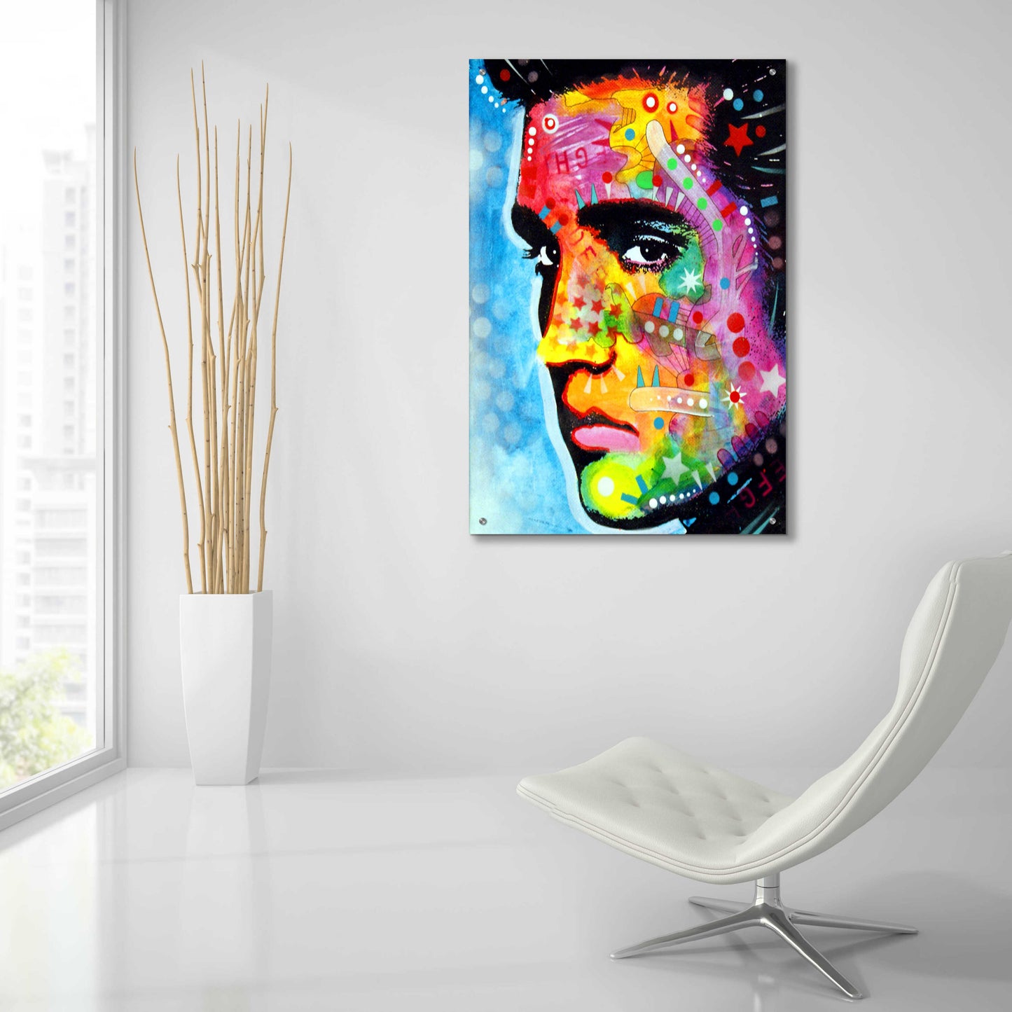 Epic Art 'The King' by Dean Russo, Acrylic Glass Wall Art,24x36