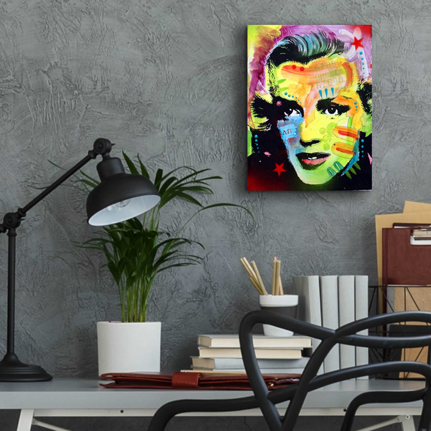 Epic Art 'Marilyn Monroe I' by Dean Russo, Acrylic Glass Wall Art,12x16