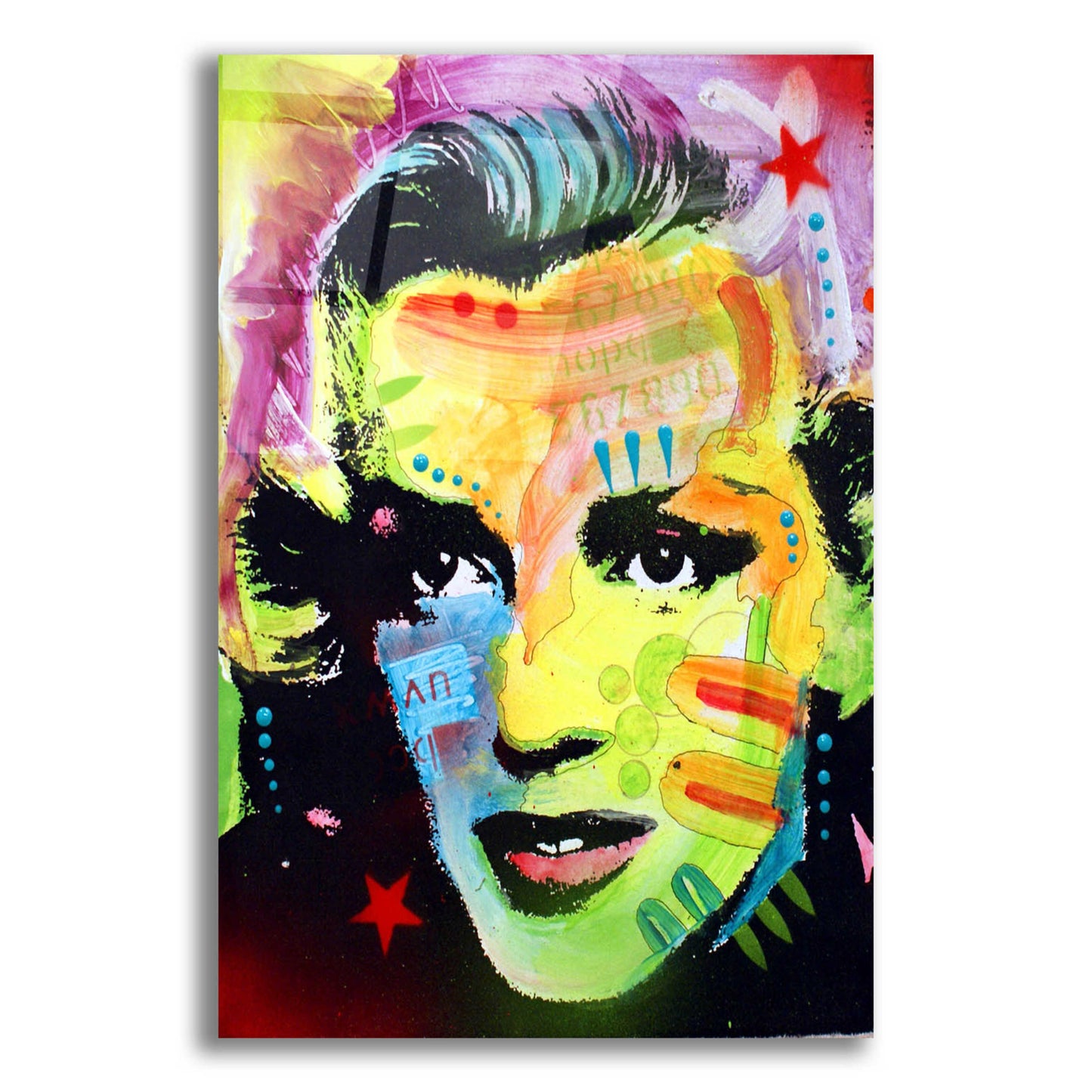 Epic Art 'Marilyn Monroe I' by Dean Russo, Acrylic Glass Wall Art,12x16