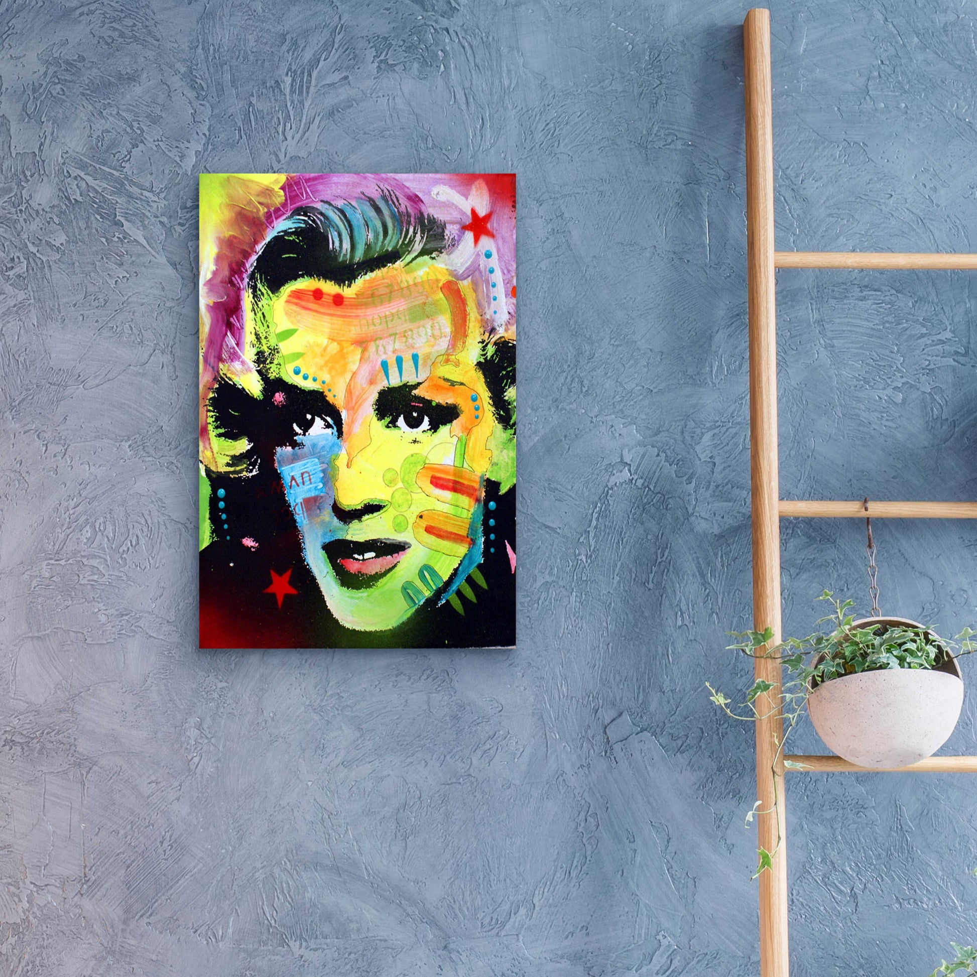 Epic Art 'Marilyn Monroe I' by Dean Russo, Acrylic Glass Wall Art,16x24