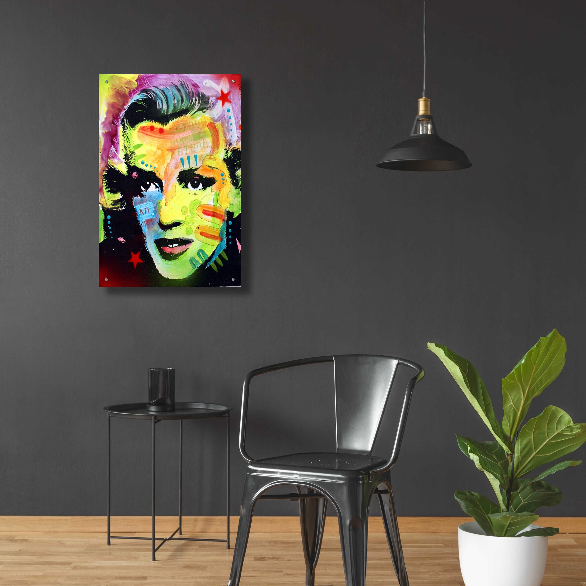 Epic Art 'Marilyn Monroe I' by Dean Russo, Acrylic Glass Wall Art,24x36