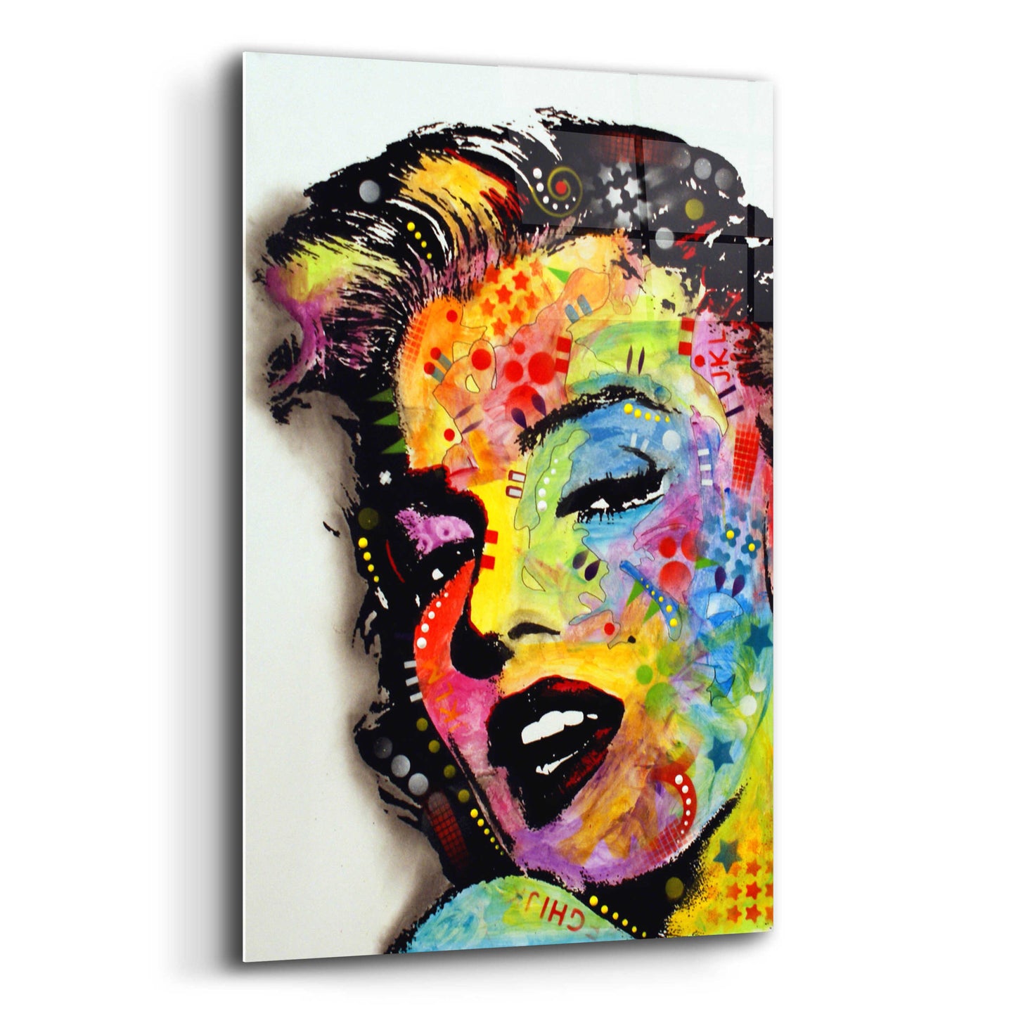 Epic Art 'Marilyn Monroe Ii' by Dean Russo, Acrylic Glass Wall Art,12x16