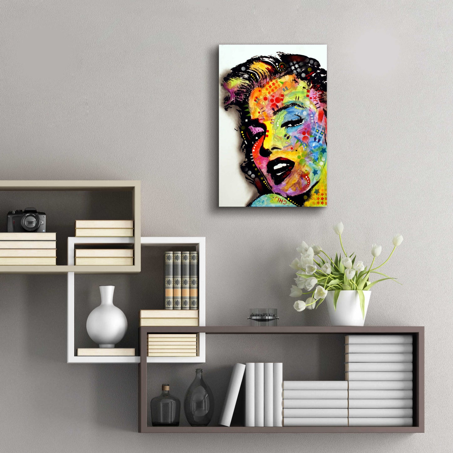 Epic Art 'Marilyn Monroe Ii' by Dean Russo, Acrylic Glass Wall Art,16x24