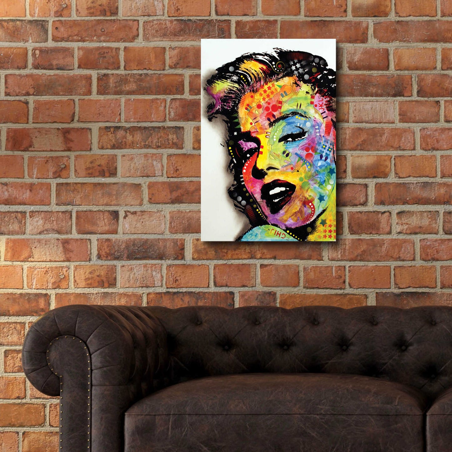 Epic Art 'Marilyn Monroe Ii' by Dean Russo, Acrylic Glass Wall Art,16x24