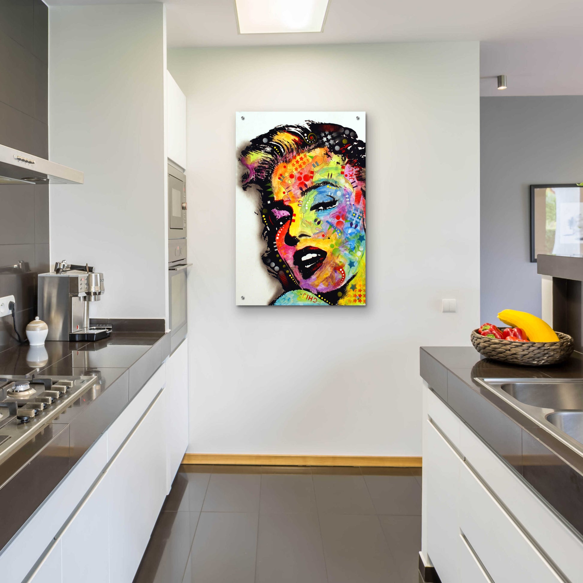 Epic Art 'Marilyn Monroe Ii' by Dean Russo, Acrylic Glass Wall Art,24x36