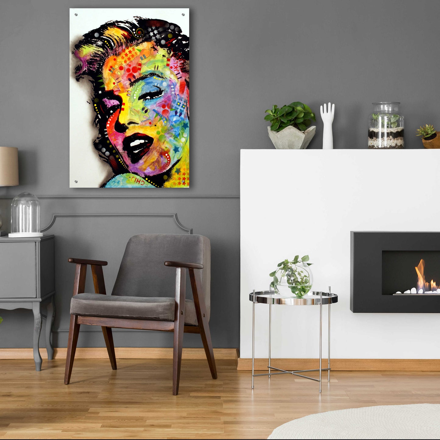 Epic Art 'Marilyn Monroe Ii' by Dean Russo, Acrylic Glass Wall Art,24x36