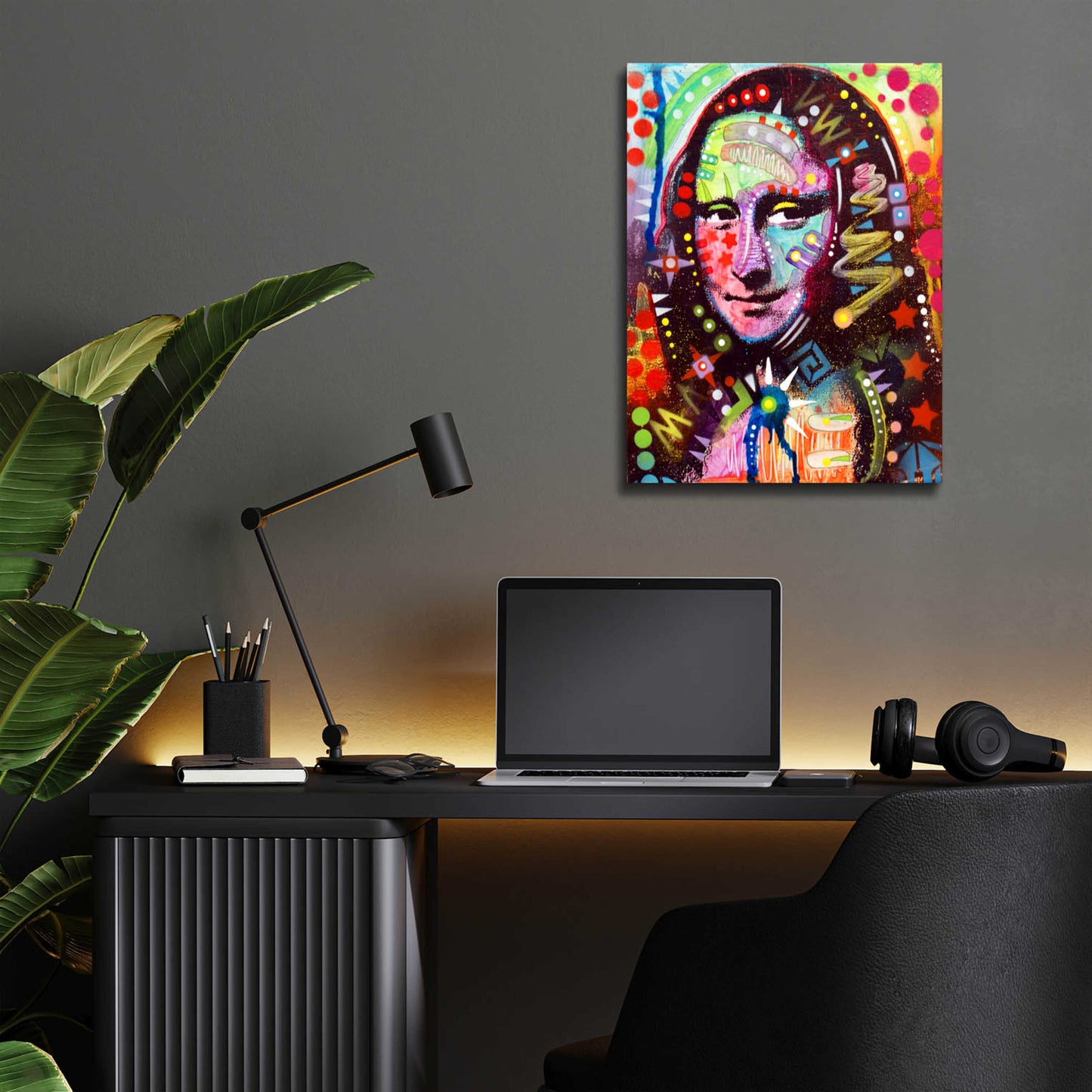 Epic Art 'Mona Lisa' by Dean Russo, Acrylic Glass Wall Art,12x16