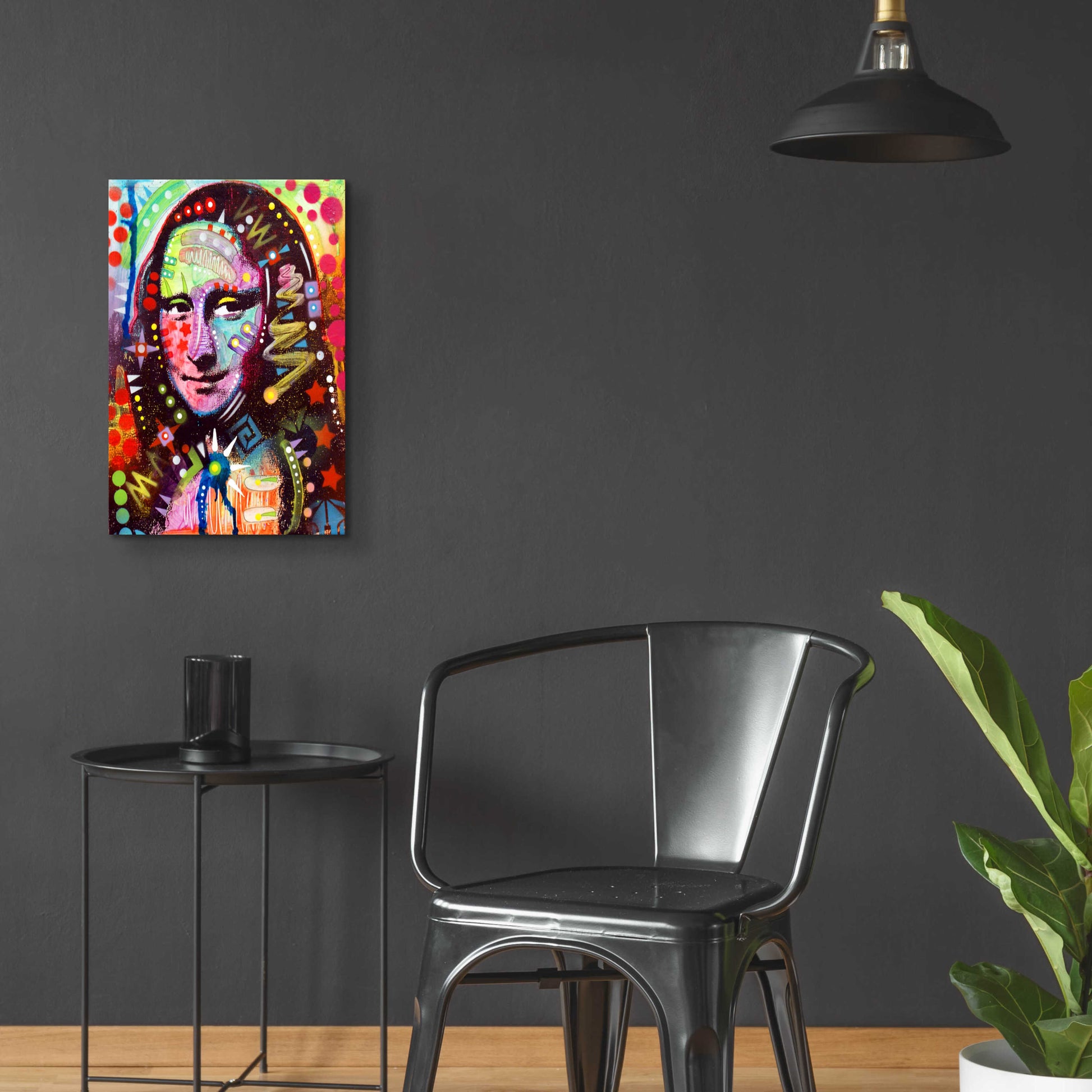 Epic Art 'Mona Lisa' by Dean Russo, Acrylic Glass Wall Art,16x24