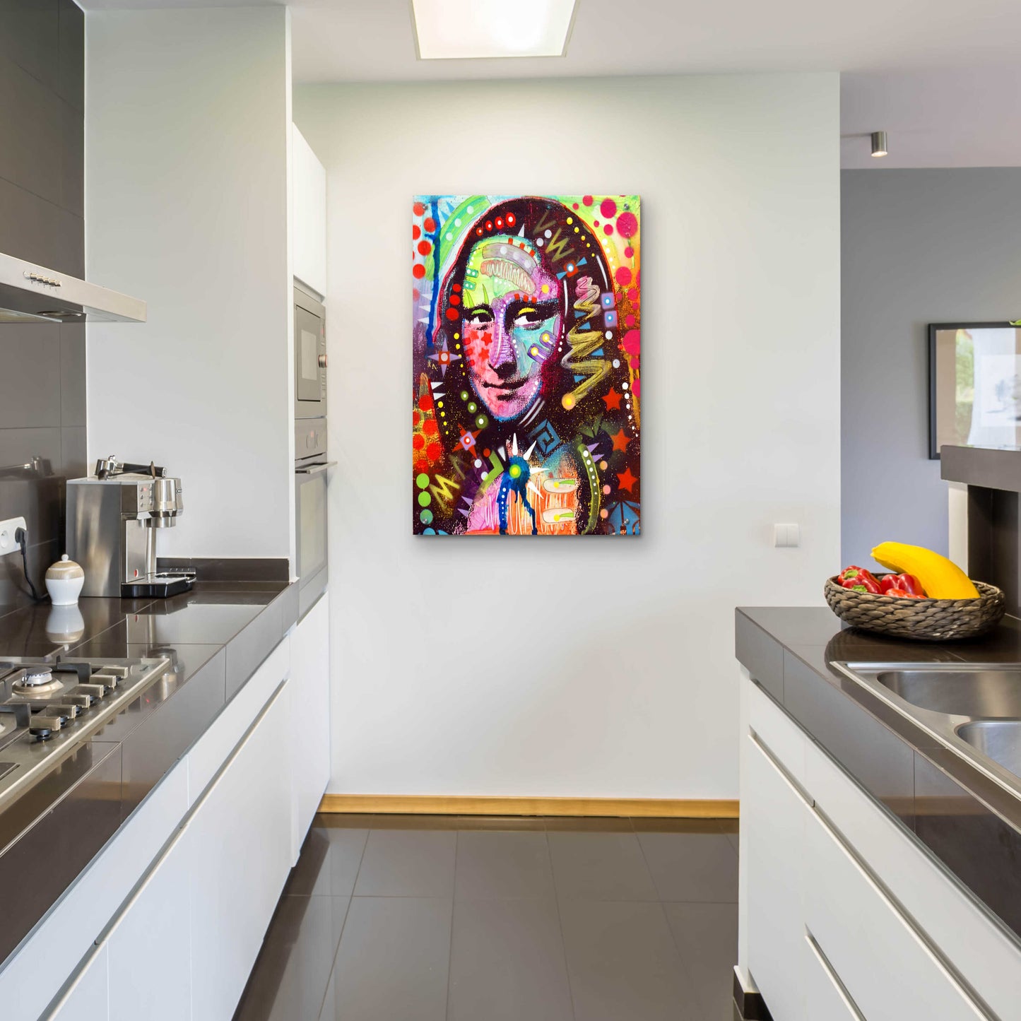 Epic Art 'Mona Lisa' by Dean Russo, Acrylic Glass Wall Art,24x36