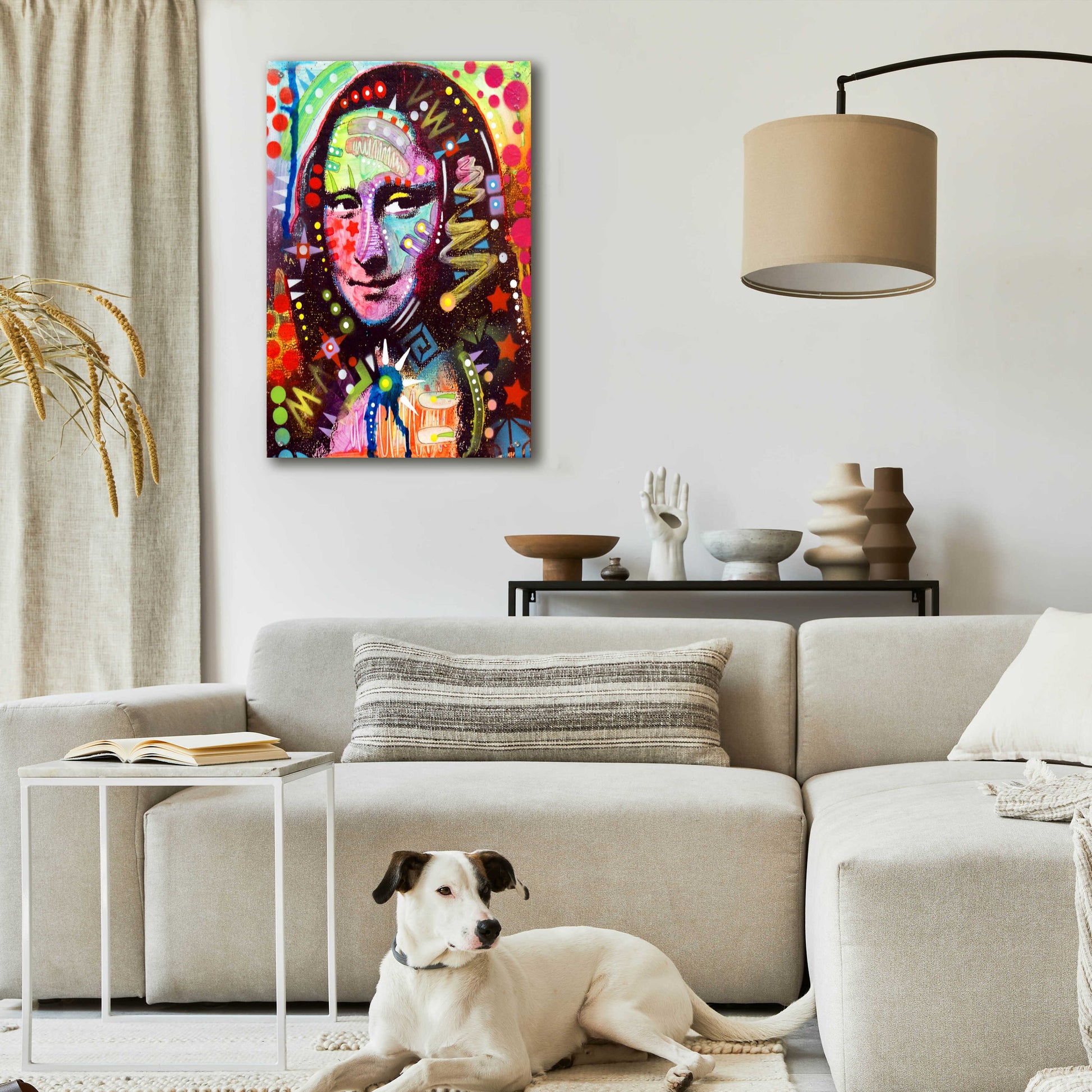 Epic Art 'Mona Lisa' by Dean Russo, Acrylic Glass Wall Art,24x36