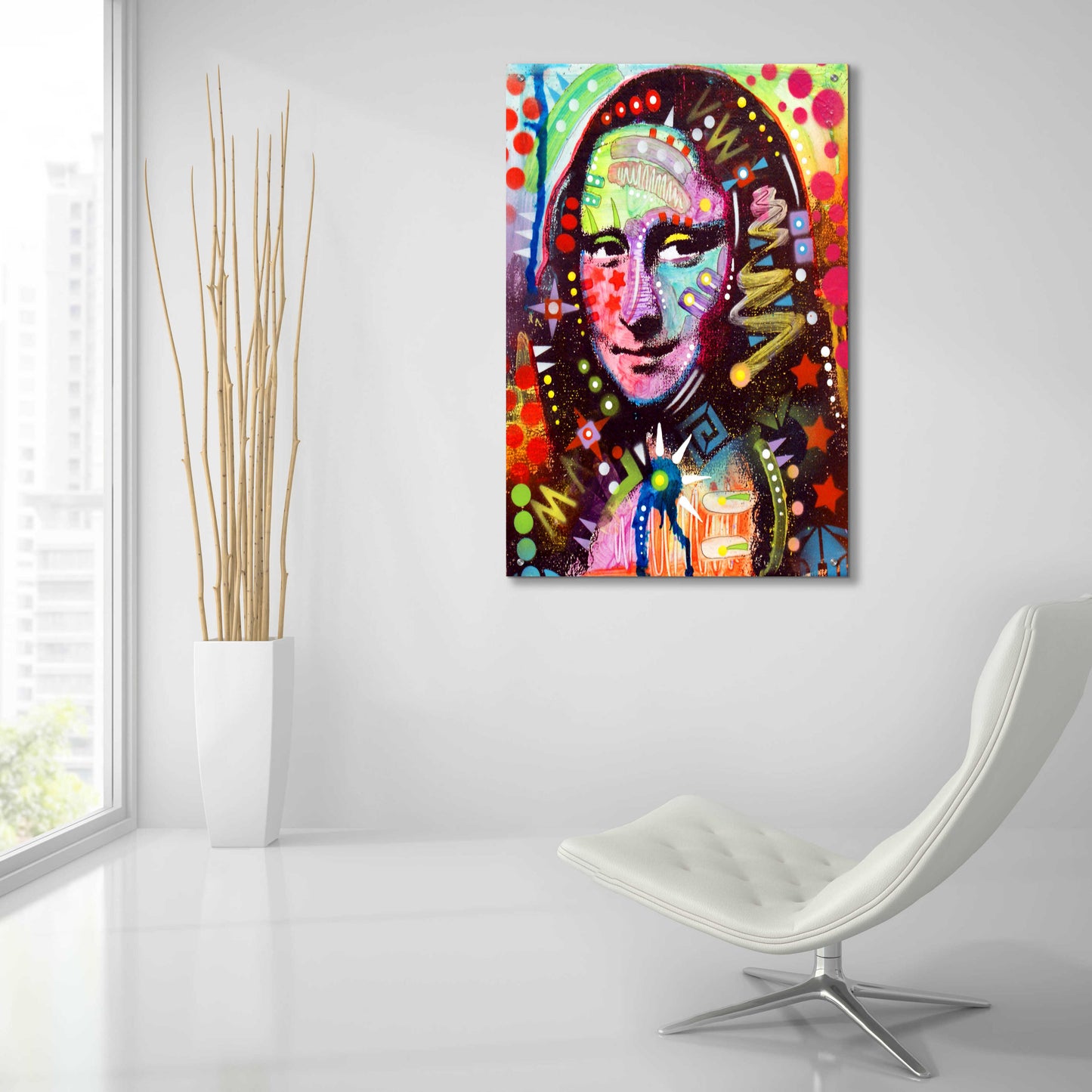 Epic Art 'Mona Lisa' by Dean Russo, Acrylic Glass Wall Art,24x36