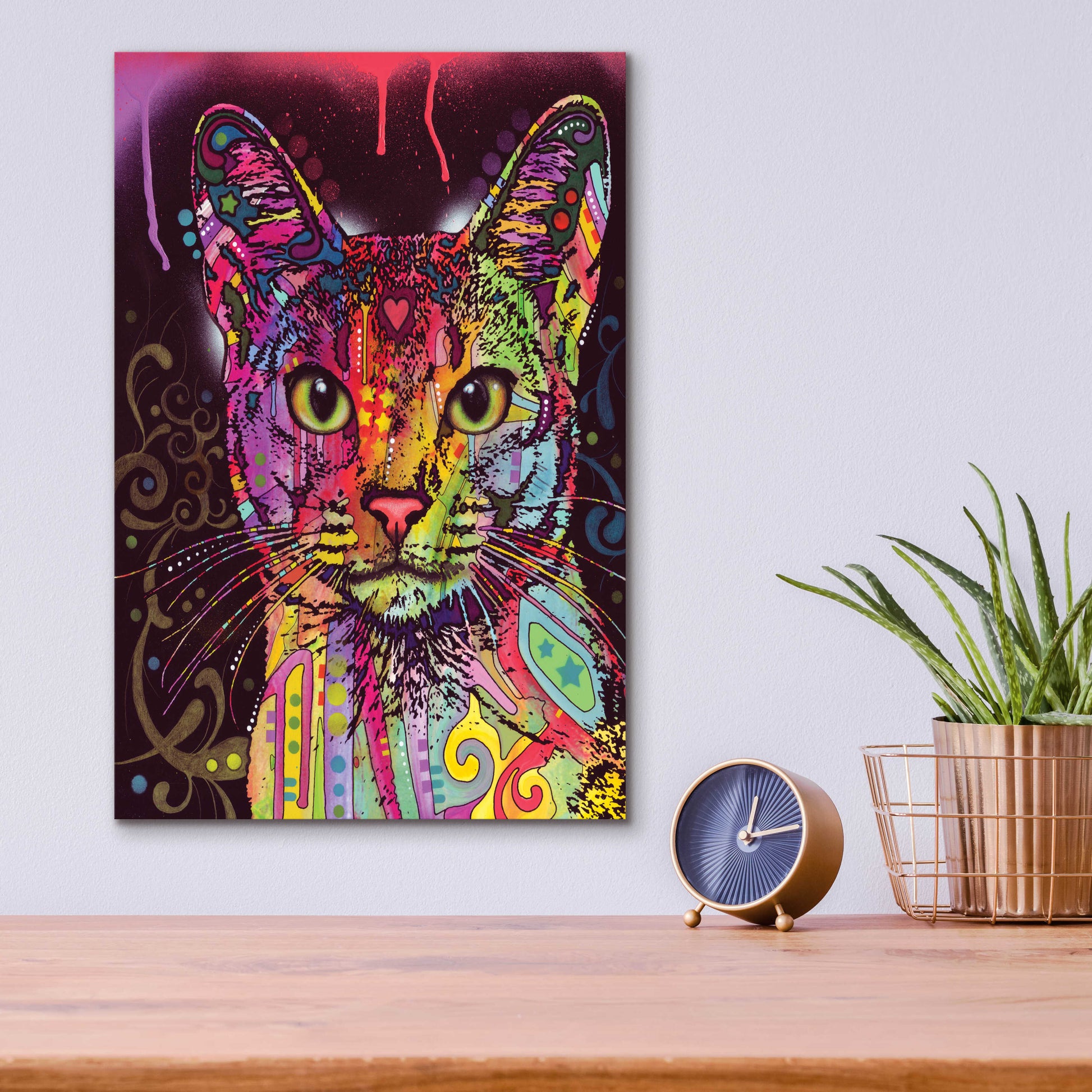 Epic Art 'Abyssinian' by Dean Russo, Acrylic Glass Wall Art,12x16