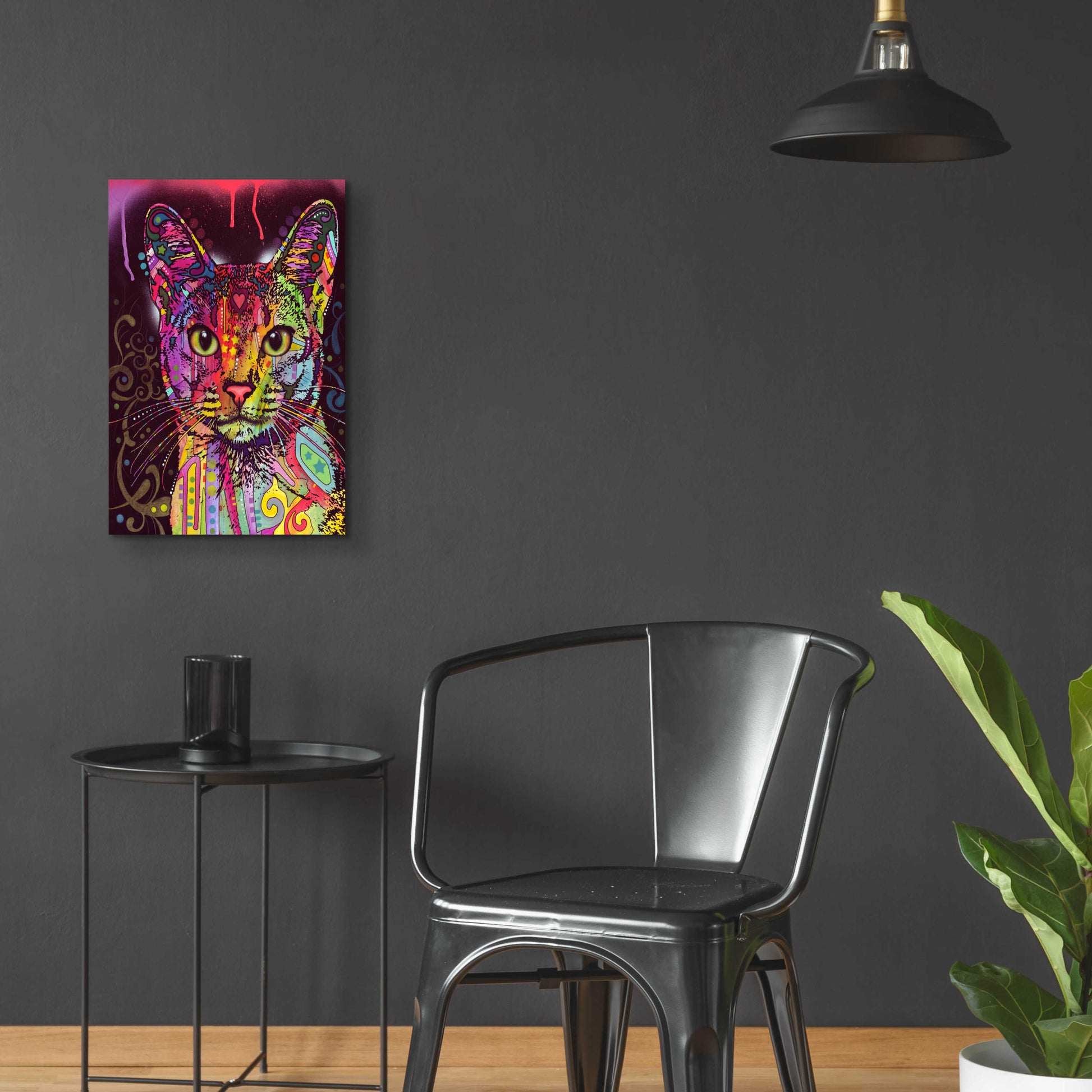 Epic Art 'Abyssinian' by Dean Russo, Acrylic Glass Wall Art,16x24