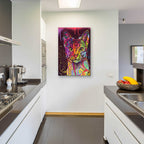 Epic Art 'Abyssinian' by Dean Russo, Acrylic Glass Wall Art,24x36