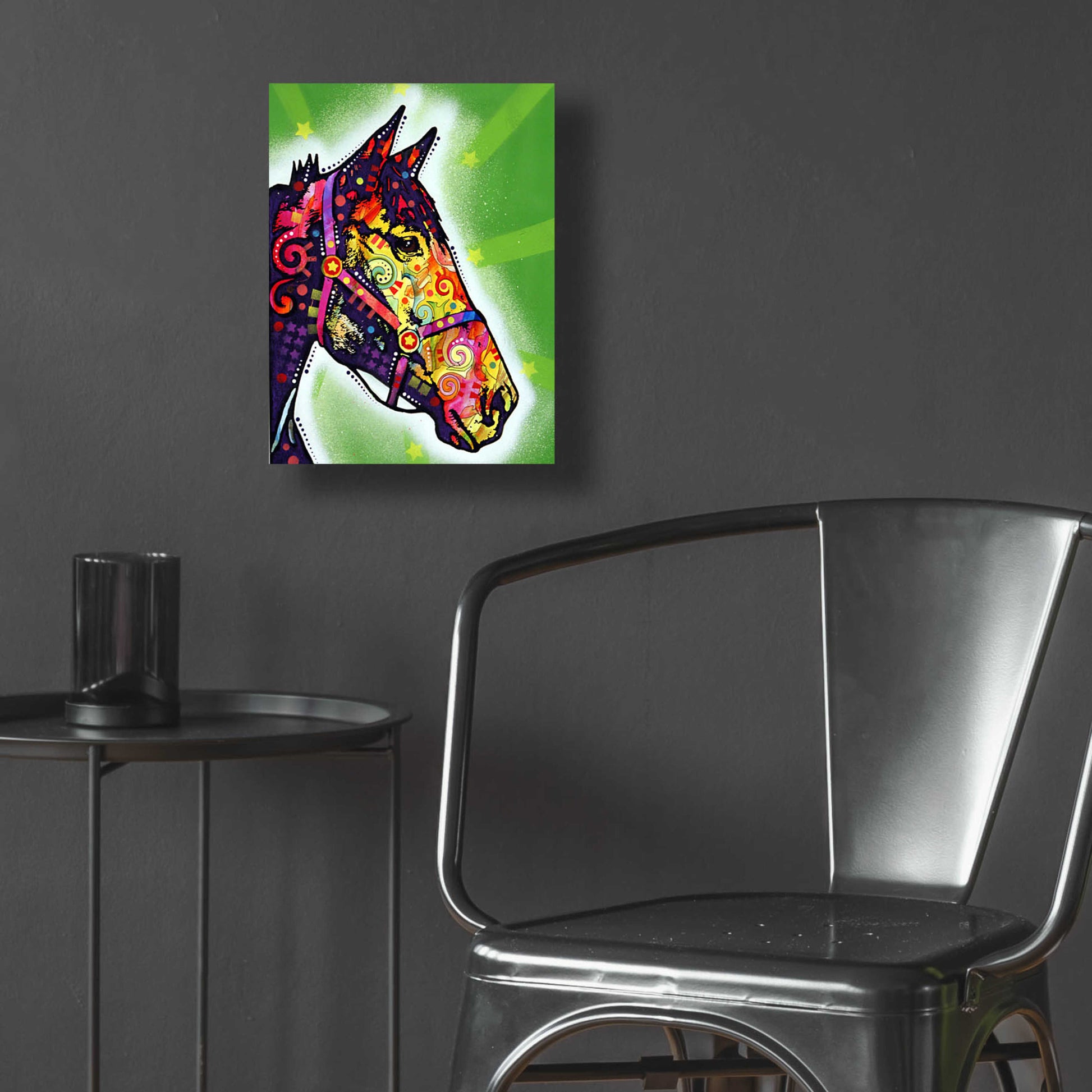 Epic Art 'Horse 2' by Dean Russo, Acrylic Glass Wall Art,12x16