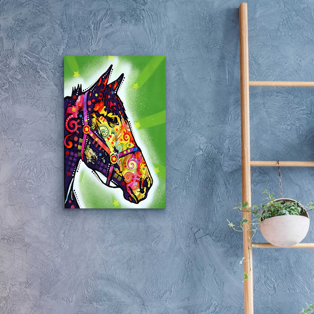 Epic Art 'Horse 2' by Dean Russo, Acrylic Glass Wall Art,16x24