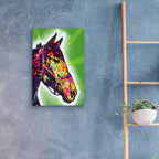 Epic Art 'Horse 2' by Dean Russo, Acrylic Glass Wall Art,16x24