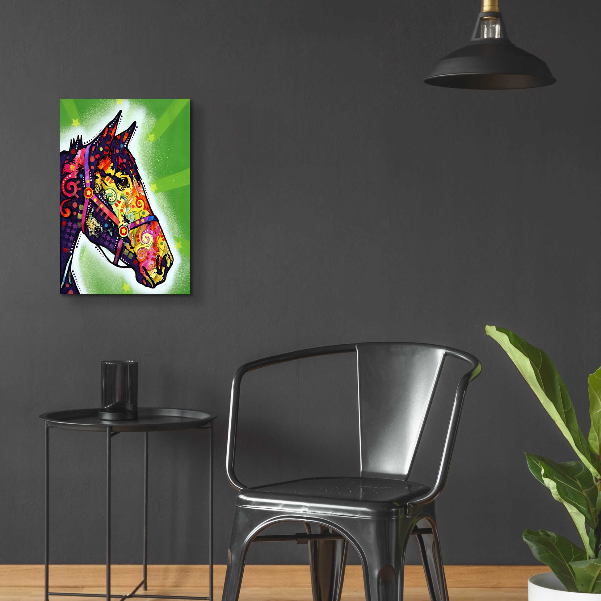 Epic Art 'Horse 2' by Dean Russo, Acrylic Glass Wall Art,16x24