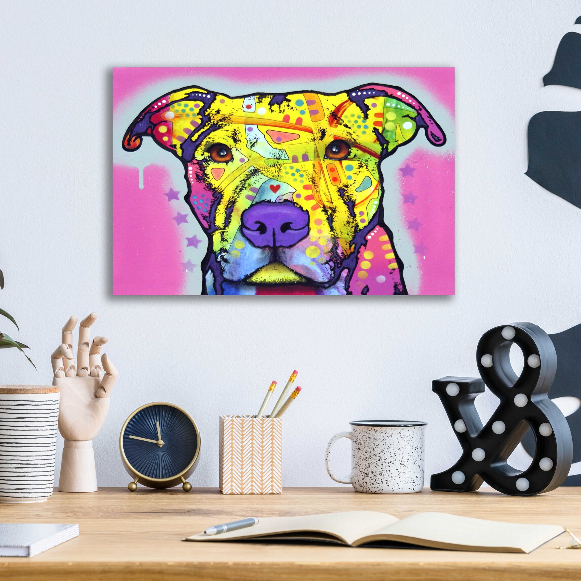 Epic Art 'Focused Pit' by Dean Russo, Acrylic Glass Wall Art,16x12