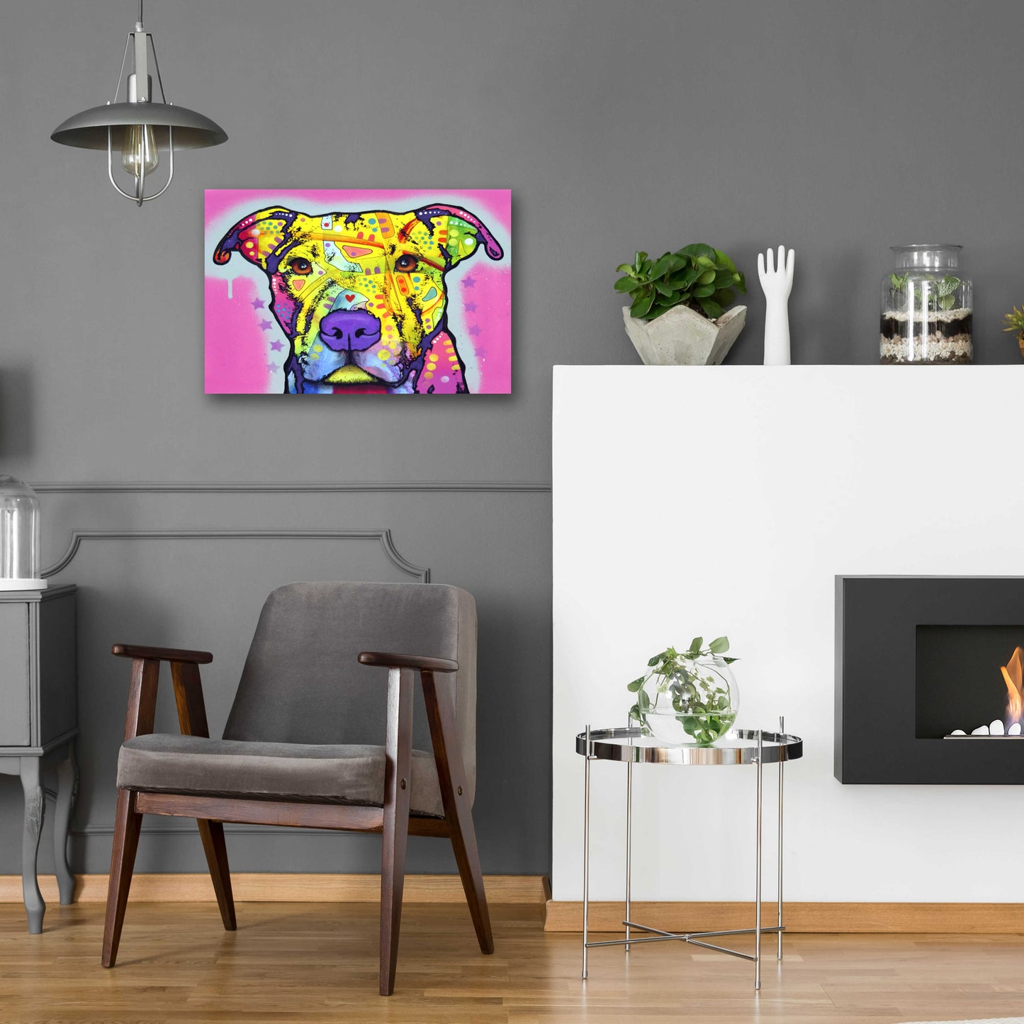 Epic Art 'Focused Pit' by Dean Russo, Acrylic Glass Wall Art,24x16