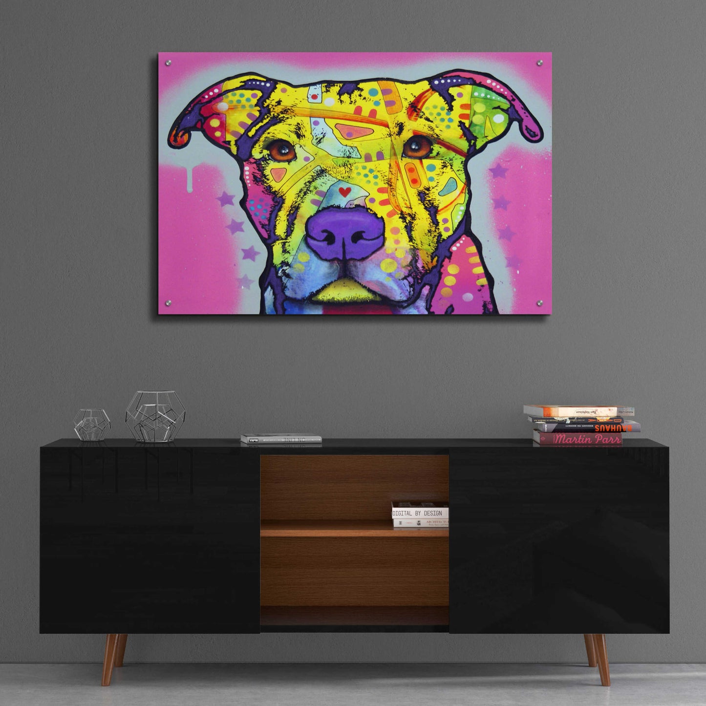 Epic Art 'Focused Pit' by Dean Russo, Acrylic Glass Wall Art,36x24