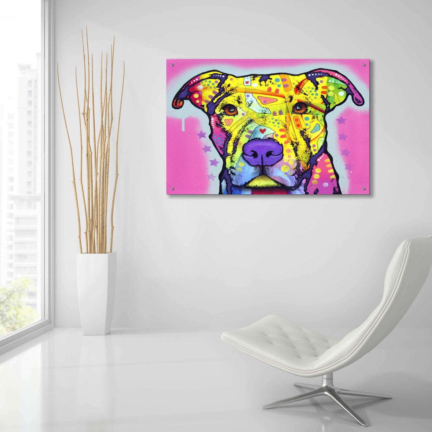 Epic Art 'Focused Pit' by Dean Russo, Acrylic Glass Wall Art,36x24