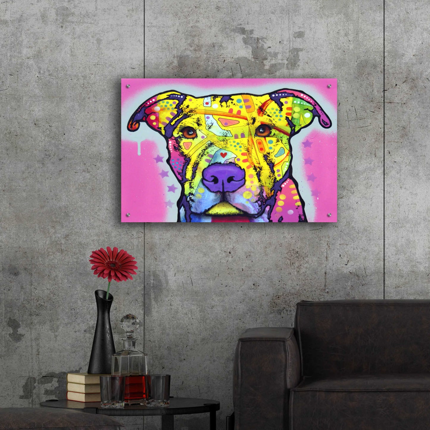 Epic Art 'Focused Pit' by Dean Russo, Acrylic Glass Wall Art,36x24