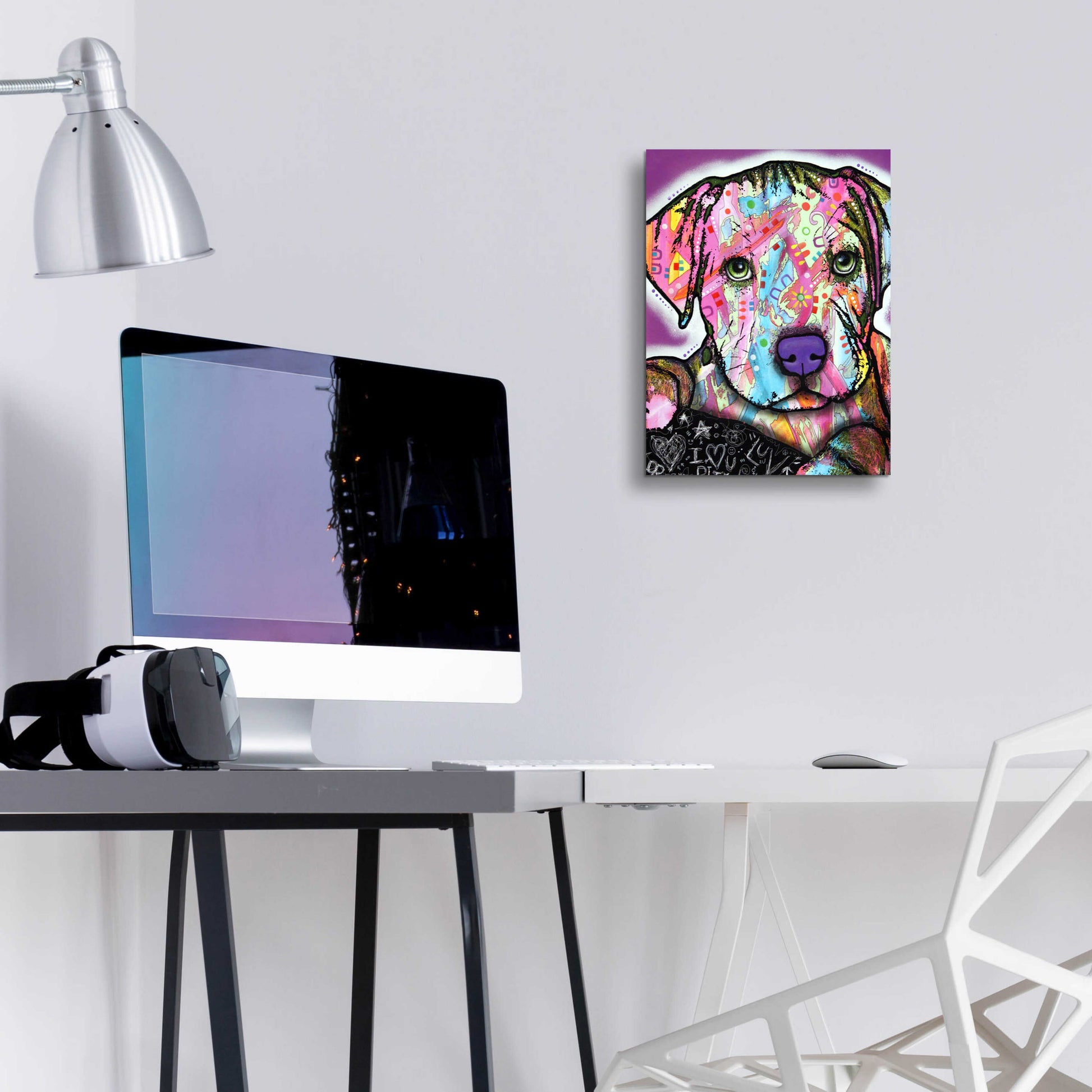 Epic Art 'Baby Pit' by Dean Russo, Acrylic Glass Wall Art,12x16