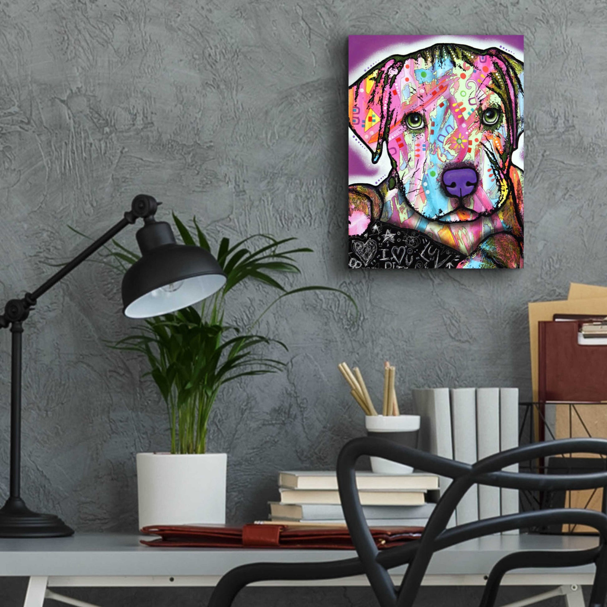 Epic Art 'Baby Pit' by Dean Russo, Acrylic Glass Wall Art,12x16