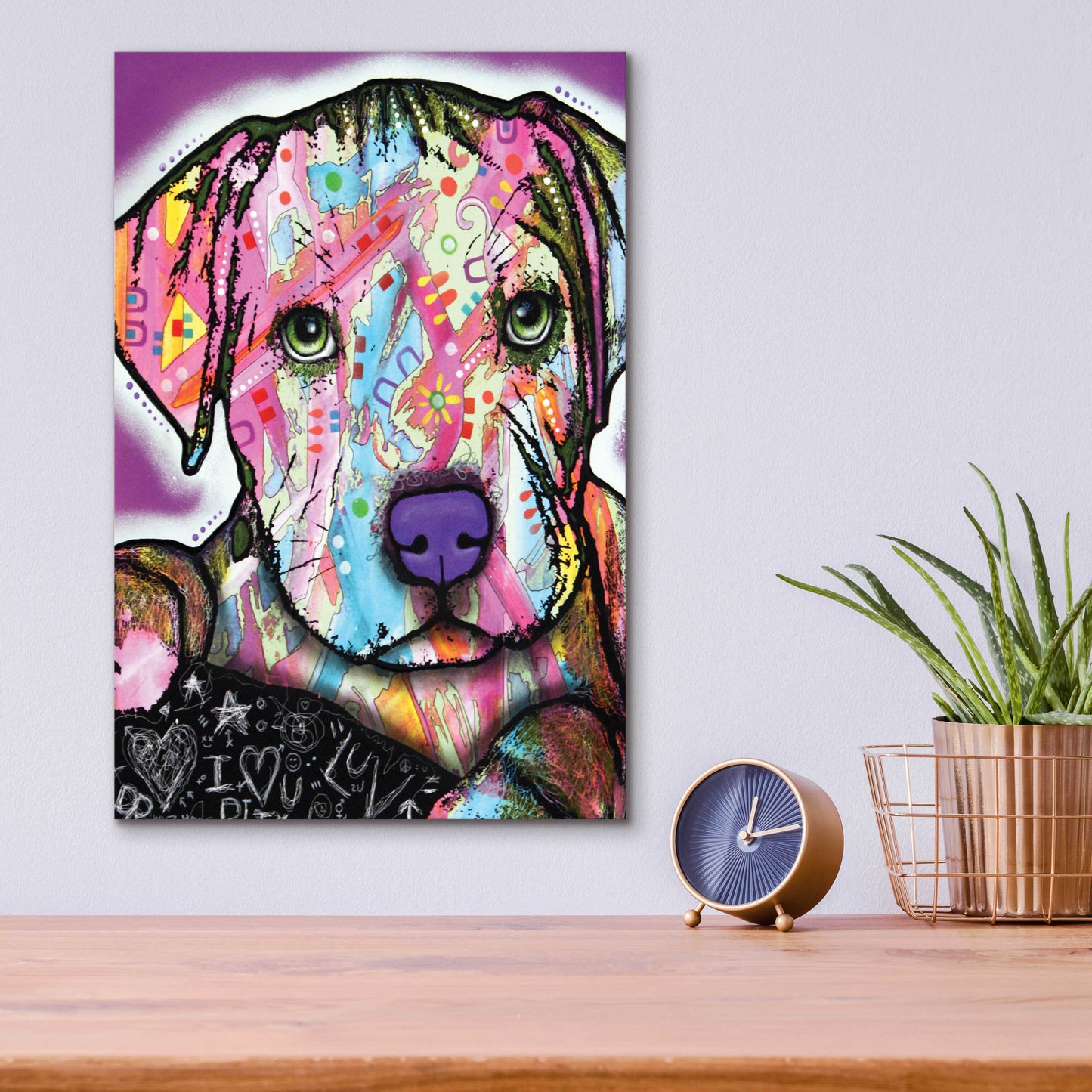 Epic Art 'Baby Pit' by Dean Russo, Acrylic Glass Wall Art,12x16