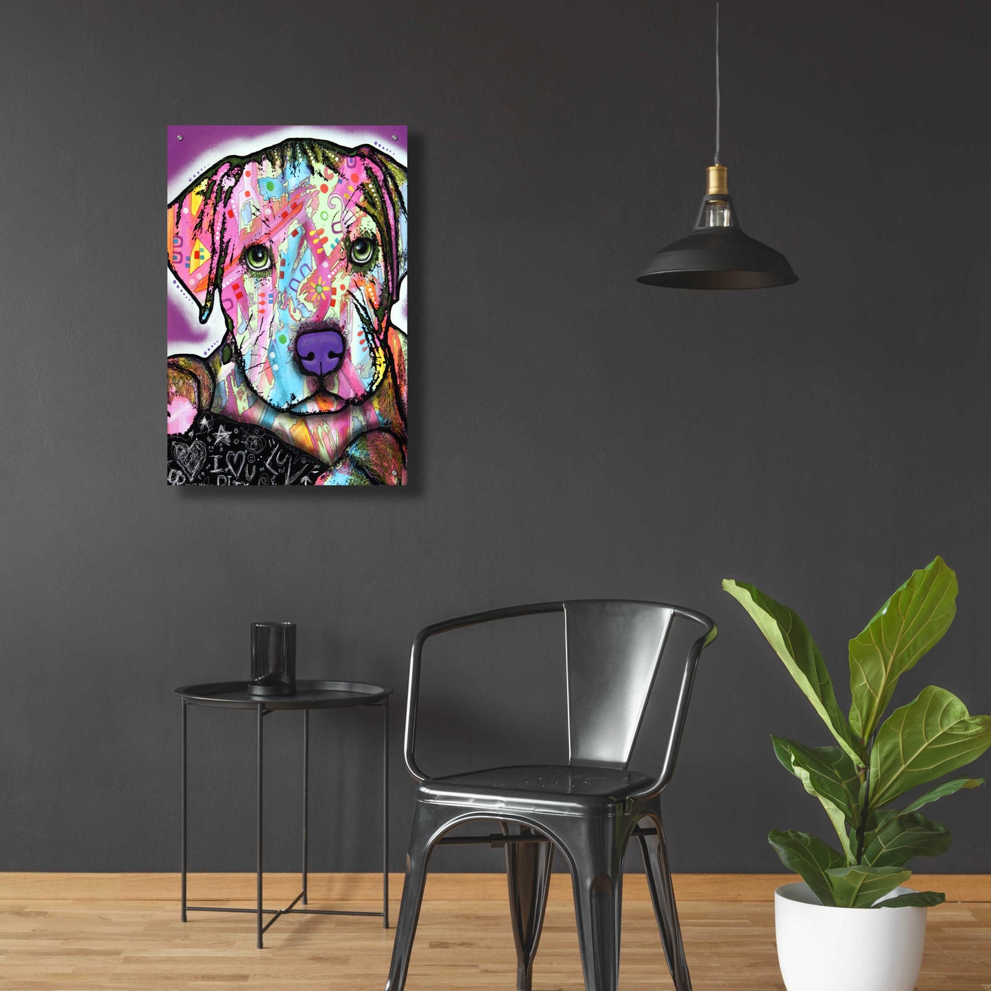 Epic Art 'Baby Pit' by Dean Russo, Acrylic Glass Wall Art,24x36