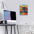 Epic Art 'Manx' by Dean Russo, Acrylic Glass Wall Art,12x16