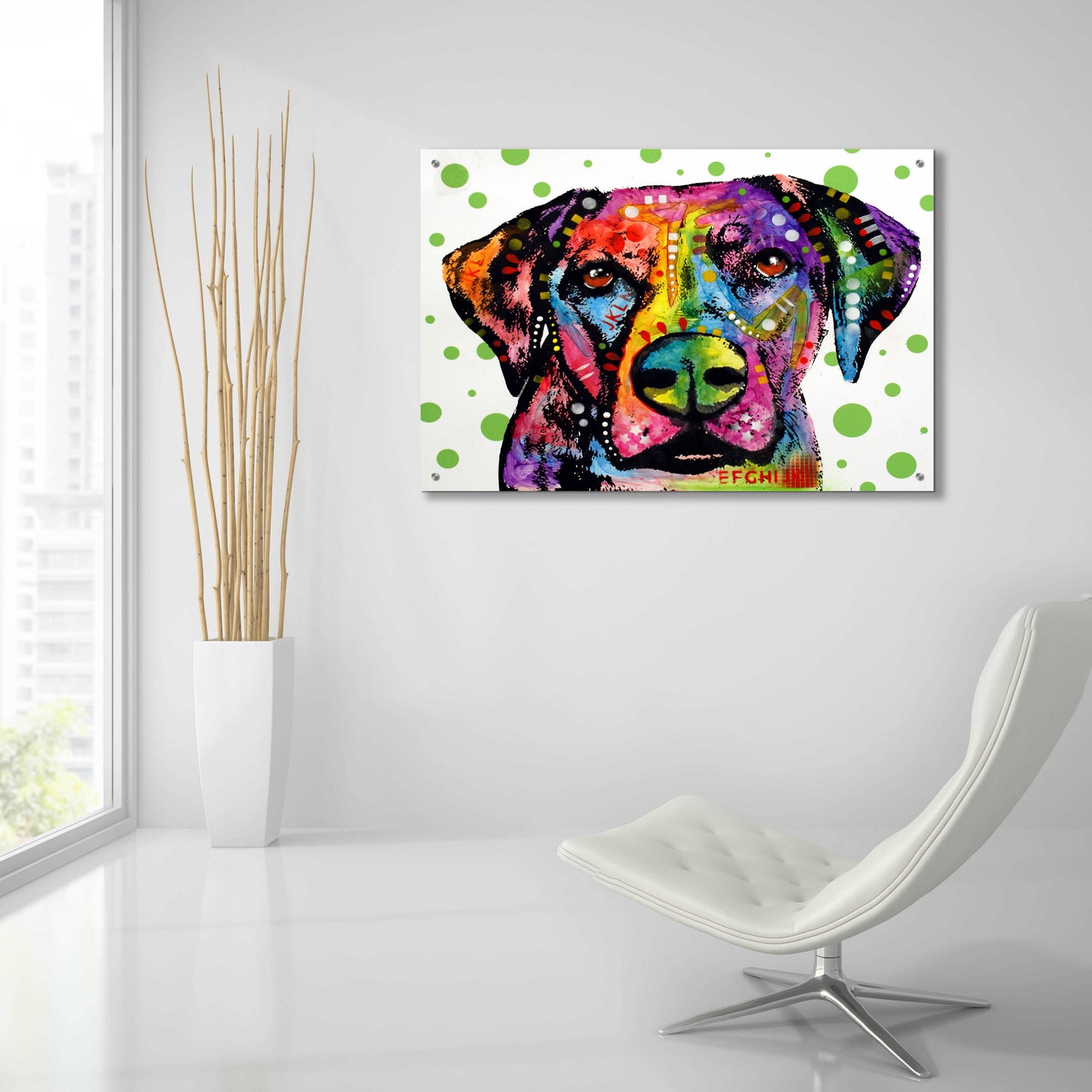 Epic Art 'Rhodesian' by Dean Russo, Acrylic Glass Wall Art,36x24