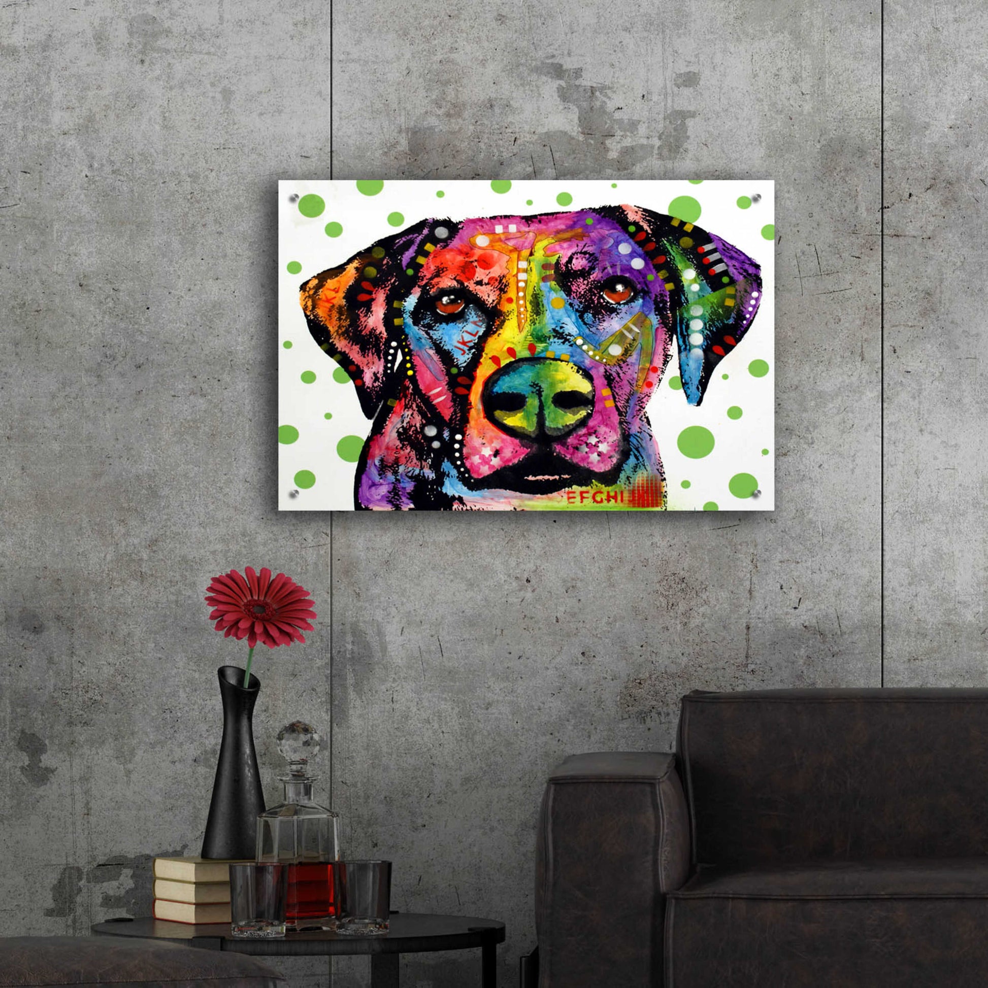 Epic Art 'Rhodesian' by Dean Russo, Acrylic Glass Wall Art,36x24