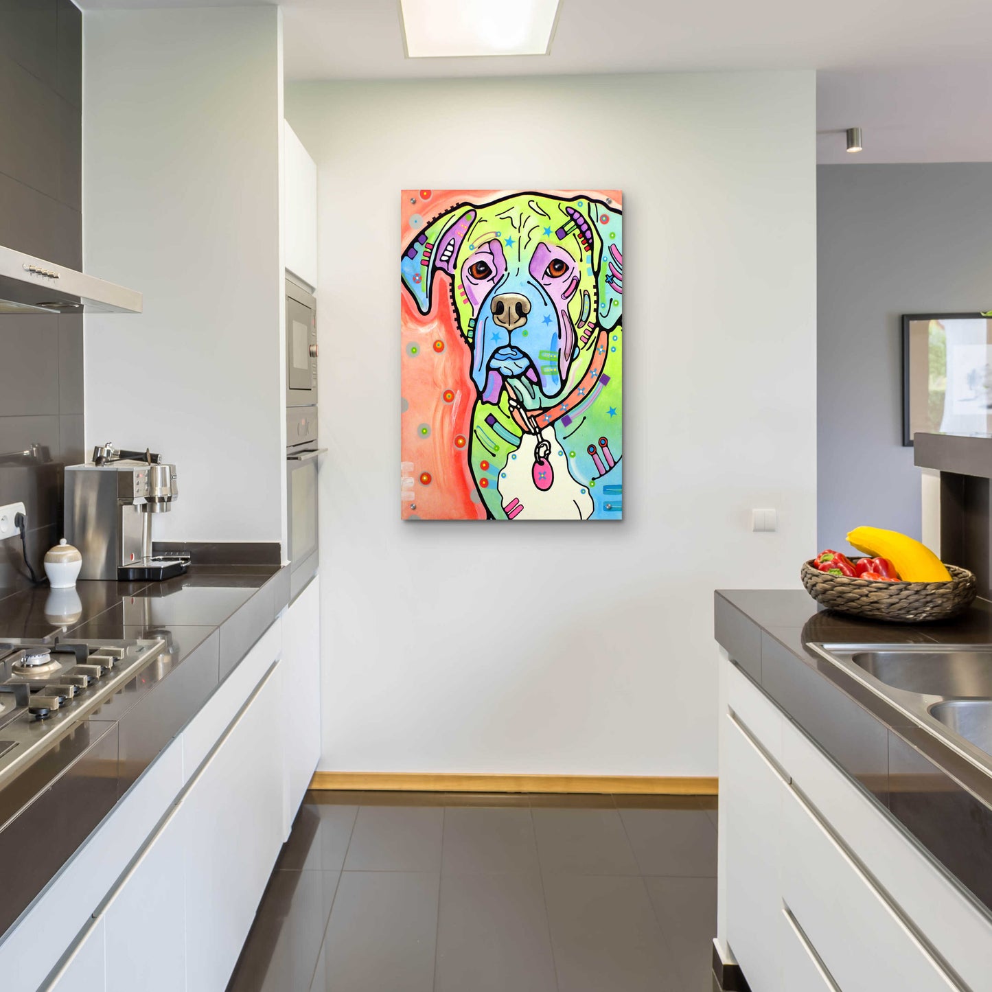 Epic Art 'The Boxer' by Dean Russo, Acrylic Glass Wall Art,24x36