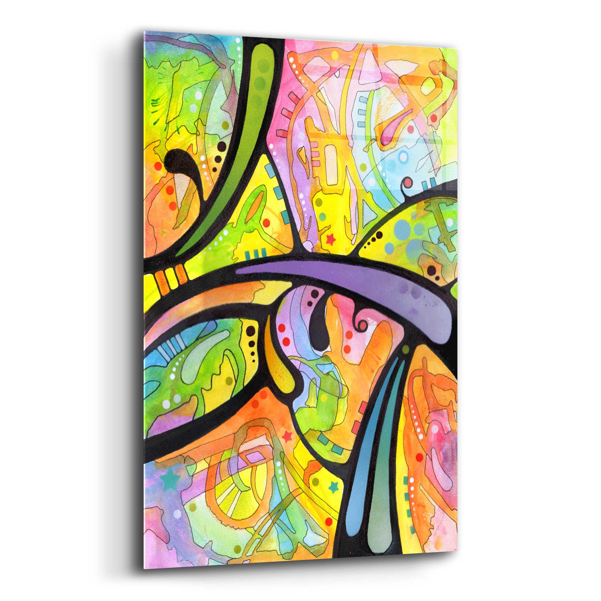 Epic Art 'Abstract' by Dean Russo, Acrylic Glass Wall Art,12x16