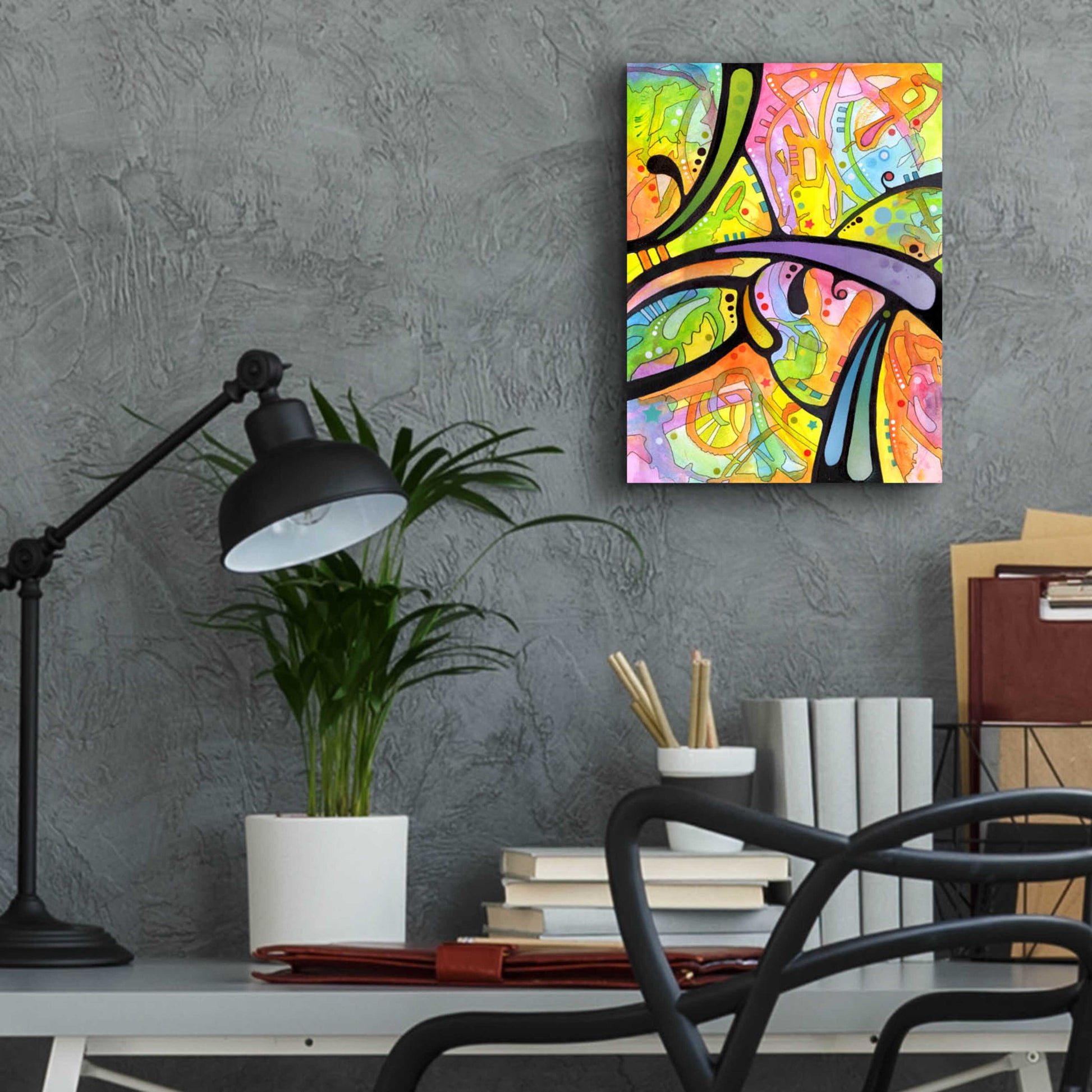 Epic Art 'Abstract' by Dean Russo, Acrylic Glass Wall Art,12x16