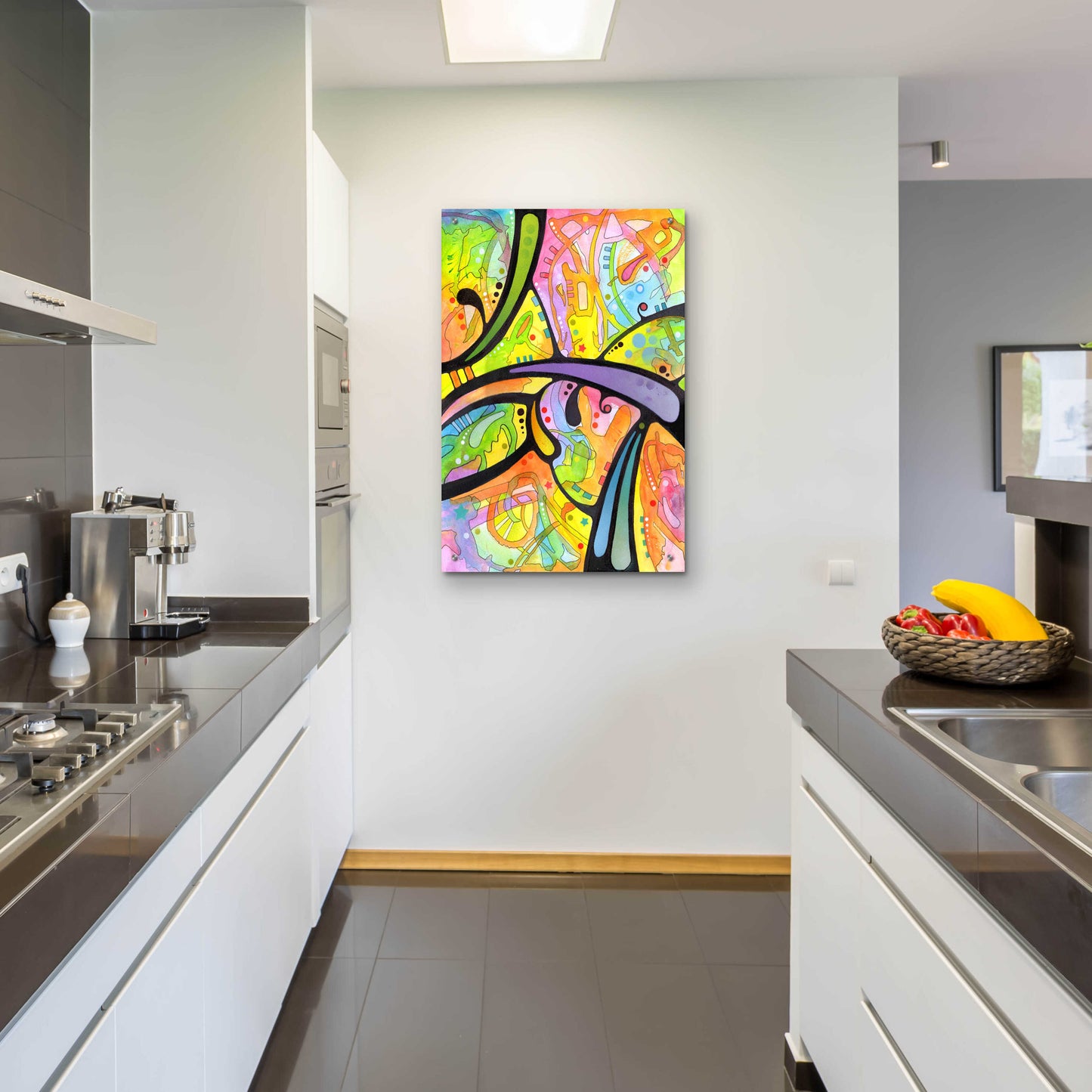 Epic Art 'Abstract' by Dean Russo, Acrylic Glass Wall Art,24x36