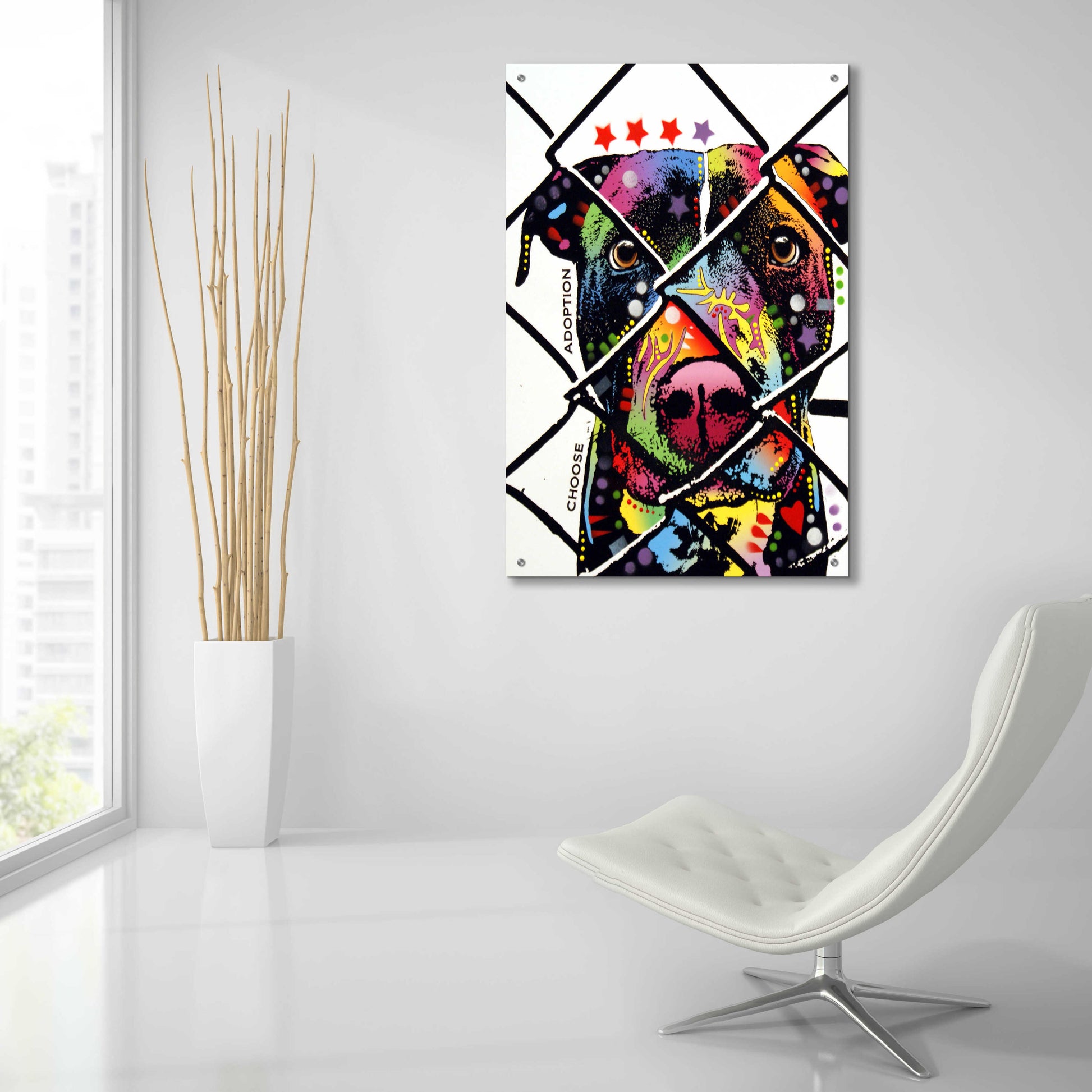 Epic Art 'Choose Adoption' by Dean Russo, Acrylic Glass Wall Art,24x36