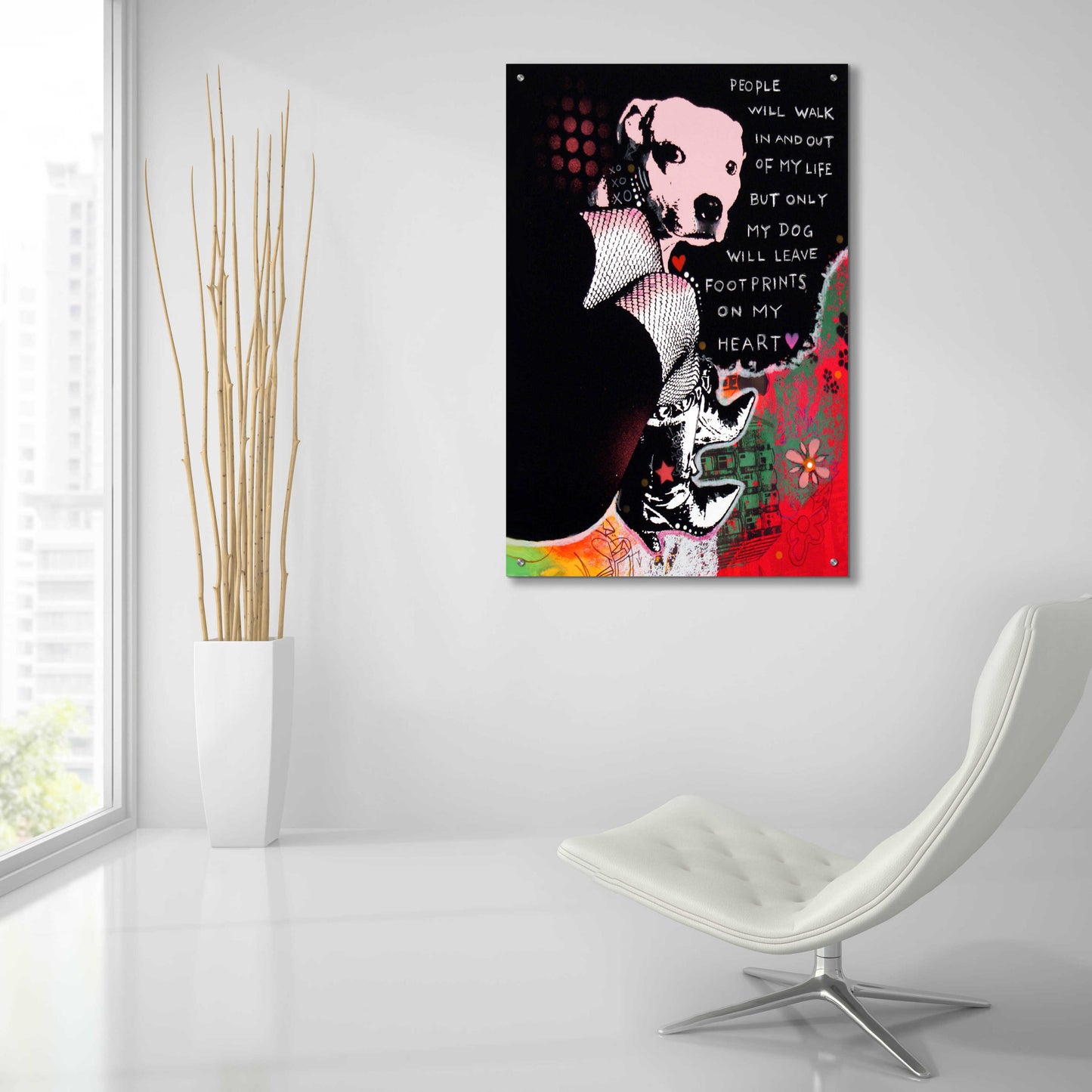 Epic Art 'Girls Best Friend' by Dean Russo, Acrylic Glass Wall Art,24x36