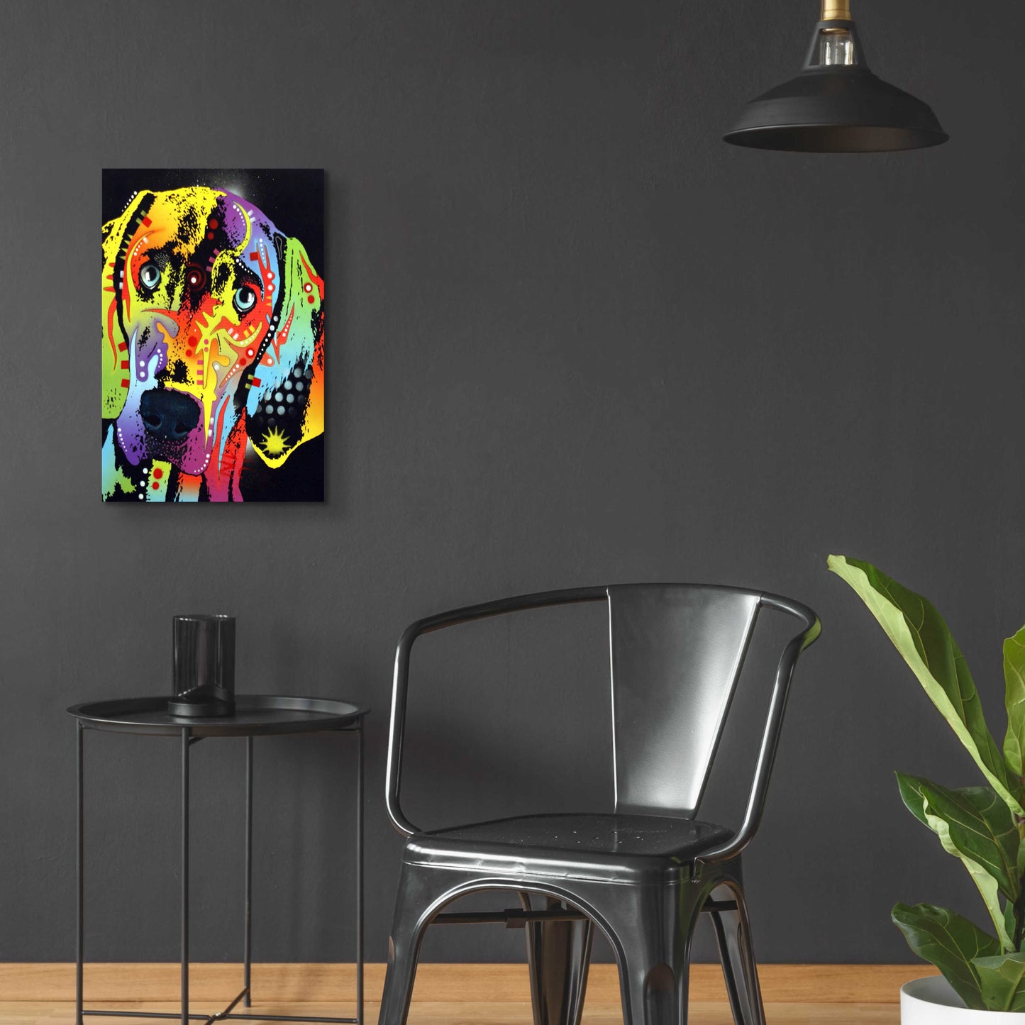 Epic Art 'Weimaraner' by Dean Russo, Acrylic Glass Wall Art,16x24