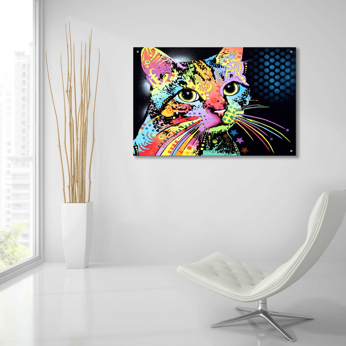 Epic Art 'Catillac New' by Dean Russo, Acrylic Glass Wall Art,36x24