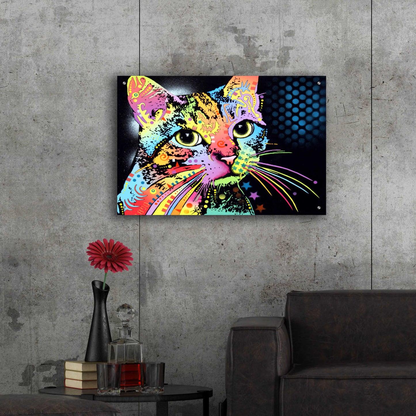 Epic Art 'Catillac New' by Dean Russo, Acrylic Glass Wall Art,36x24