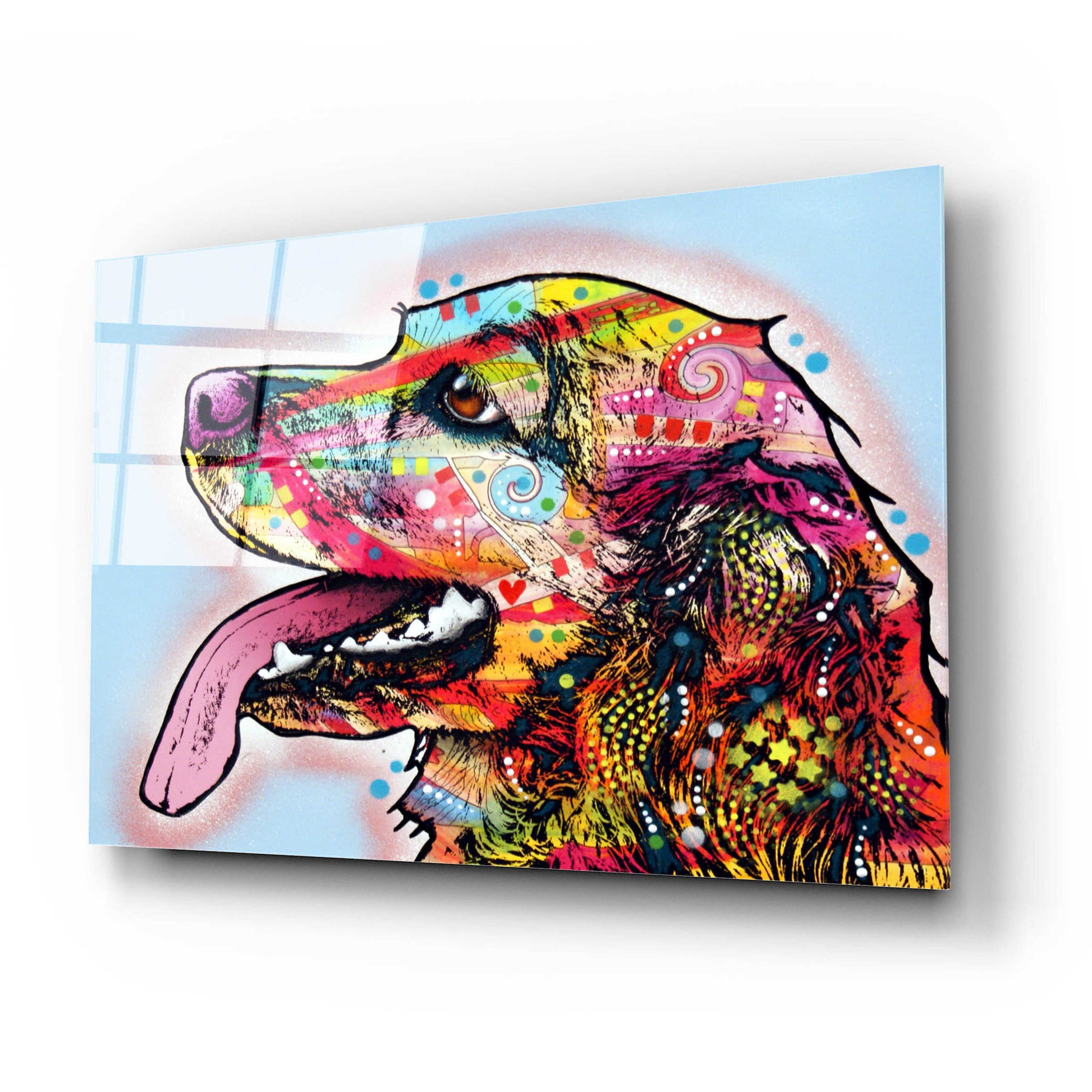 Epic Art 'Cocker Spaniel 1' by Dean Russo, Acrylic Glass Wall Art,24x16