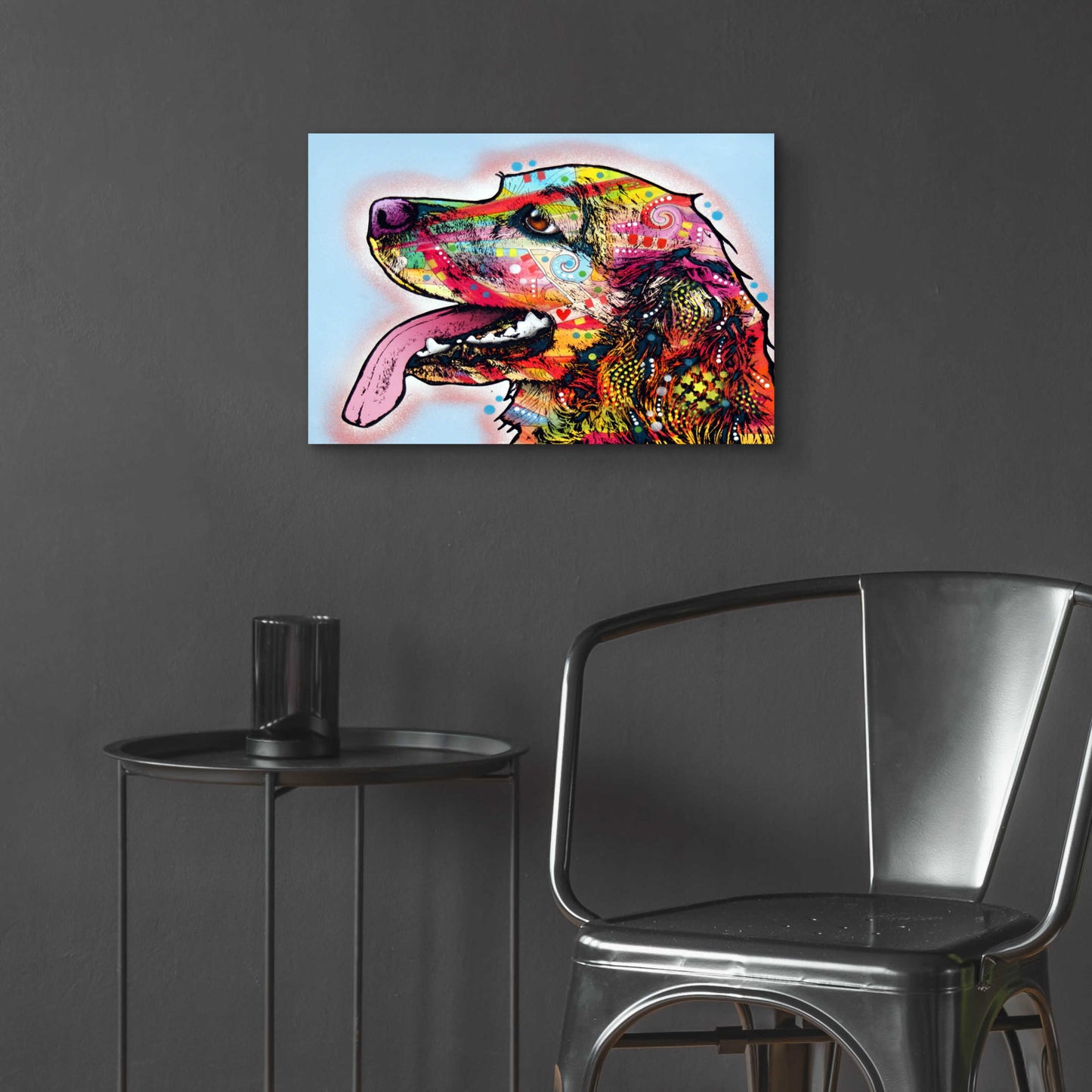 Epic Art 'Cocker Spaniel 1' by Dean Russo, Acrylic Glass Wall Art,24x16