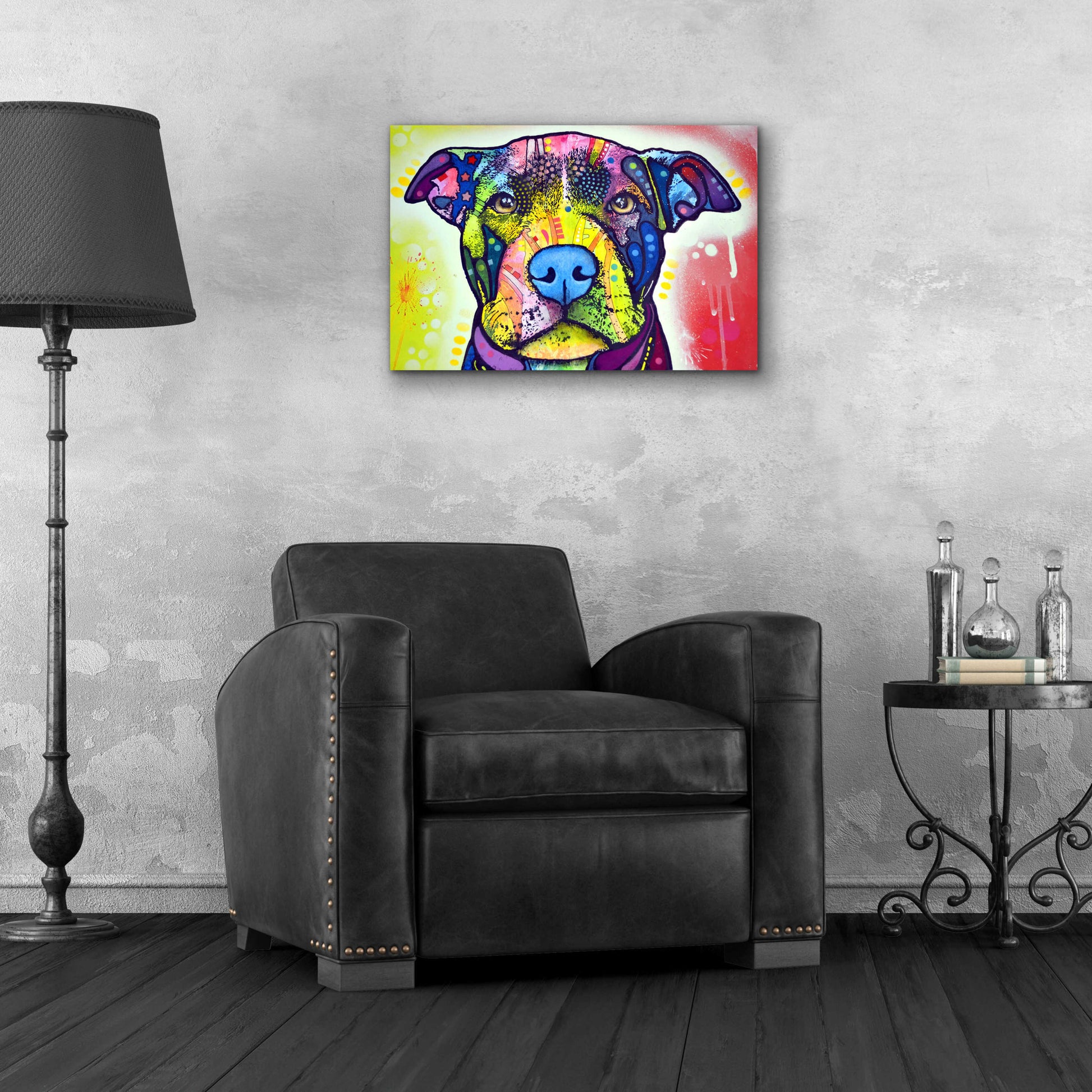 Epic Art 'Love A Bull This Years Love 2013 Part 1' by Dean Russo, Acrylic Glass Wall Art,24x16