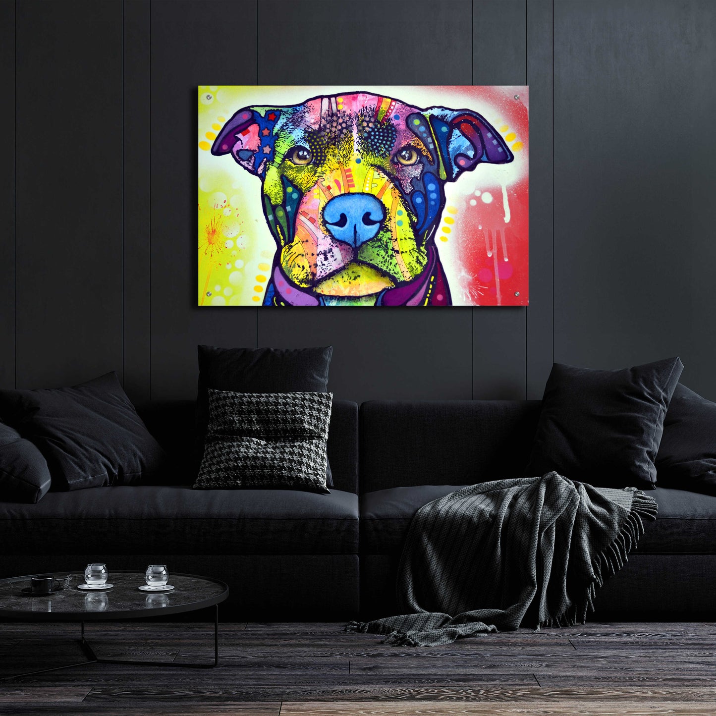 Epic Art 'Love A Bull This Years Love 2013 Part 1' by Dean Russo, Acrylic Glass Wall Art,36x24