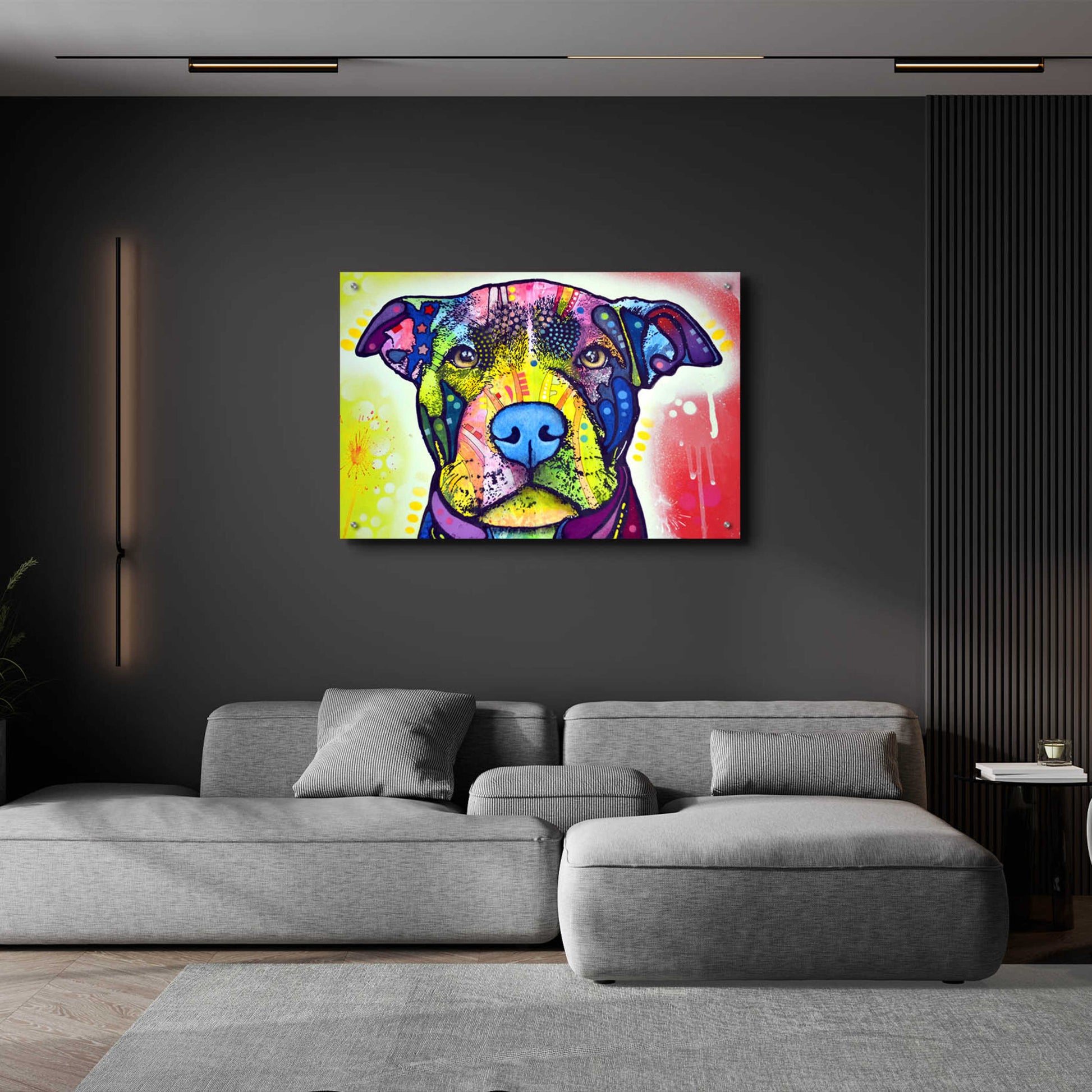 Epic Art 'Love A Bull This Years Love 2013 Part 1' by Dean Russo, Acrylic Glass Wall Art,36x24