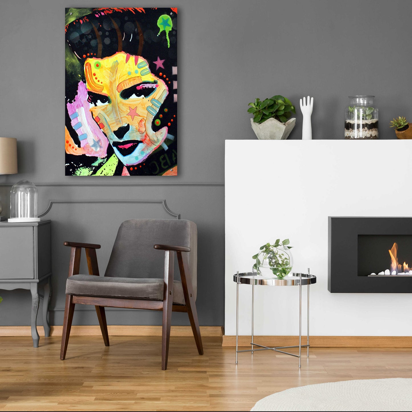 Epic Art 'Katherine Hepburn' by Dean Russo, Acrylic Glass Wall Art,24x36